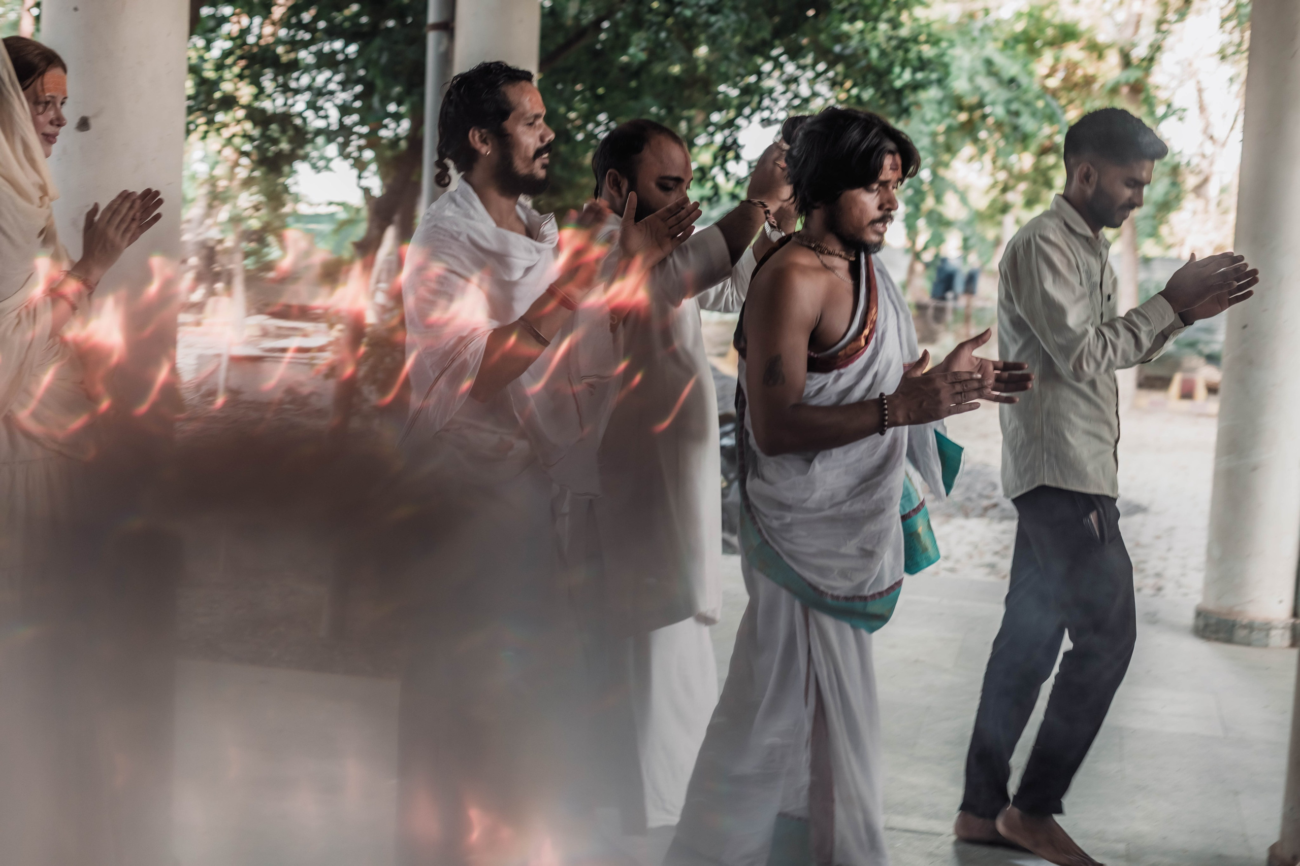 Pitri Paksha yagyas & poojas Devraha Baba ji ashram. Mariam Bagdasaryan