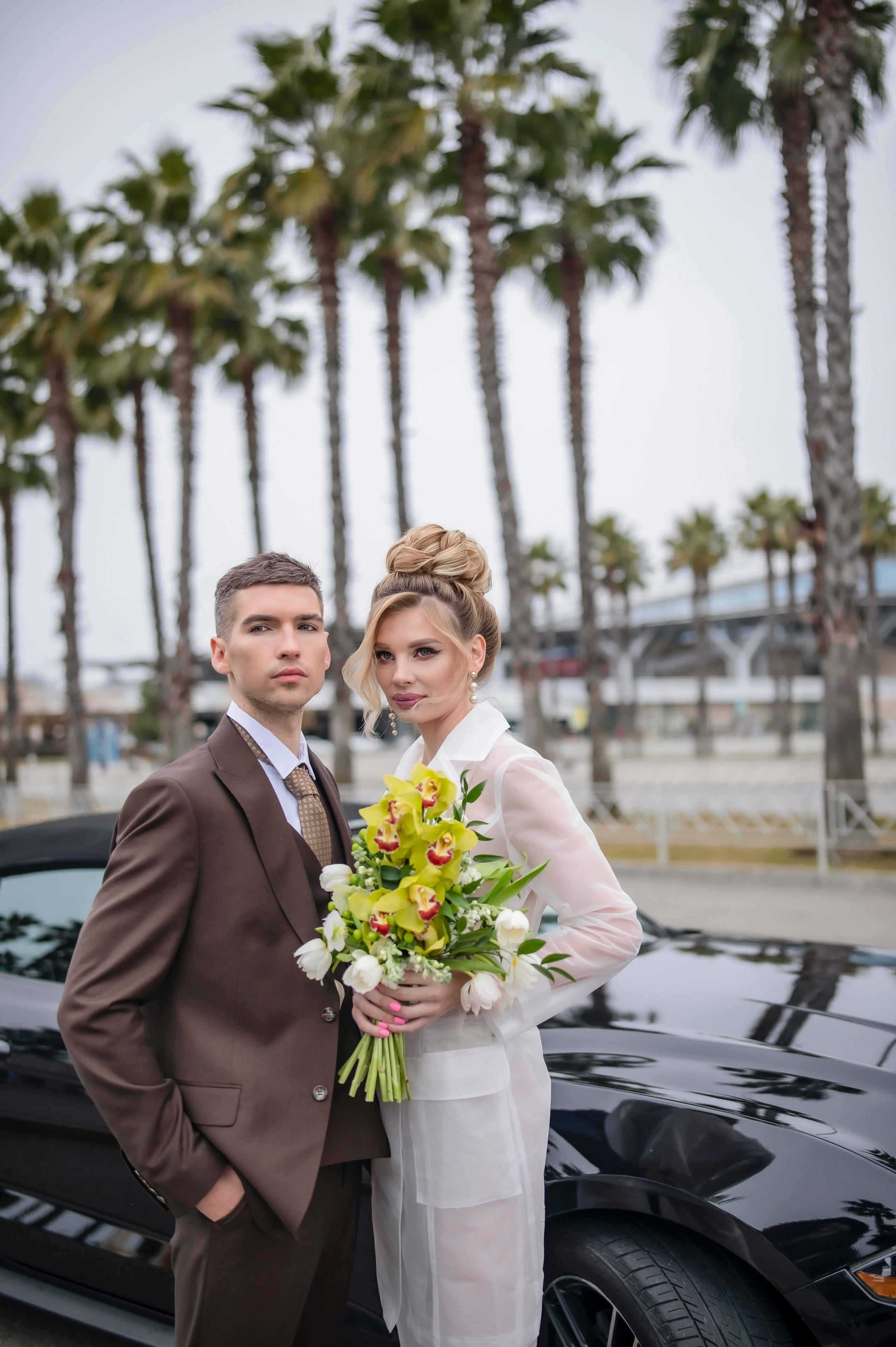 Свадьба в аллее пальм. Наталья Слесаренко фотограф в Сочи