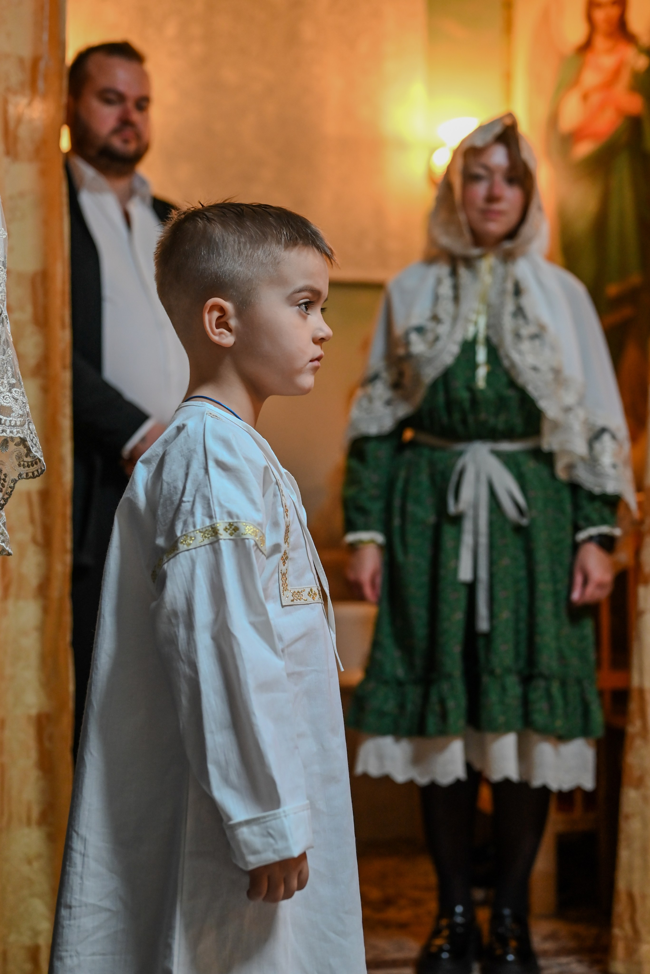 Крещение Совхоз Ленина. Семейный и детский фотограф Москва