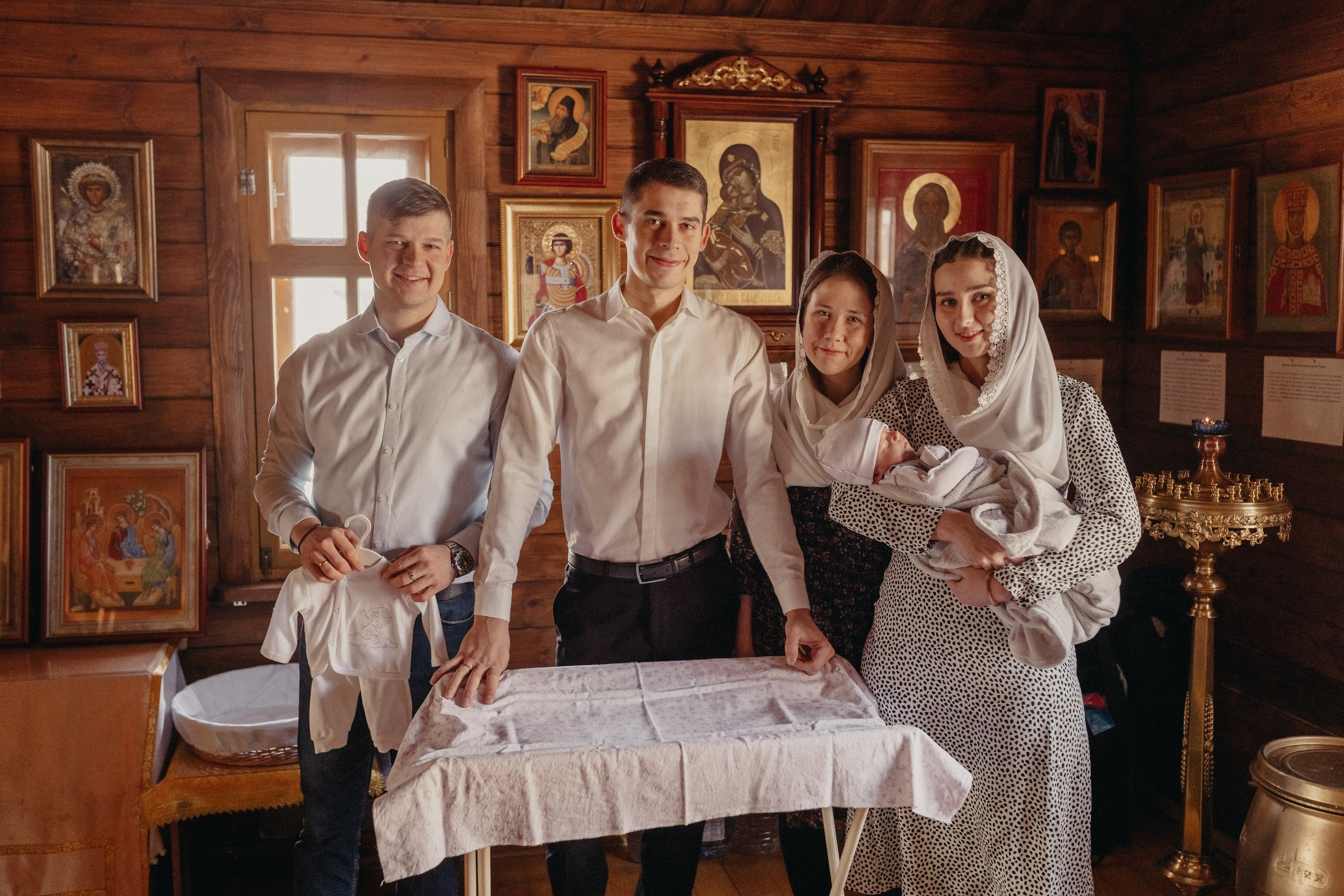 Крещение Александра. Семейный и контент фотограф в Москве и Троицке Горелова Лизавета