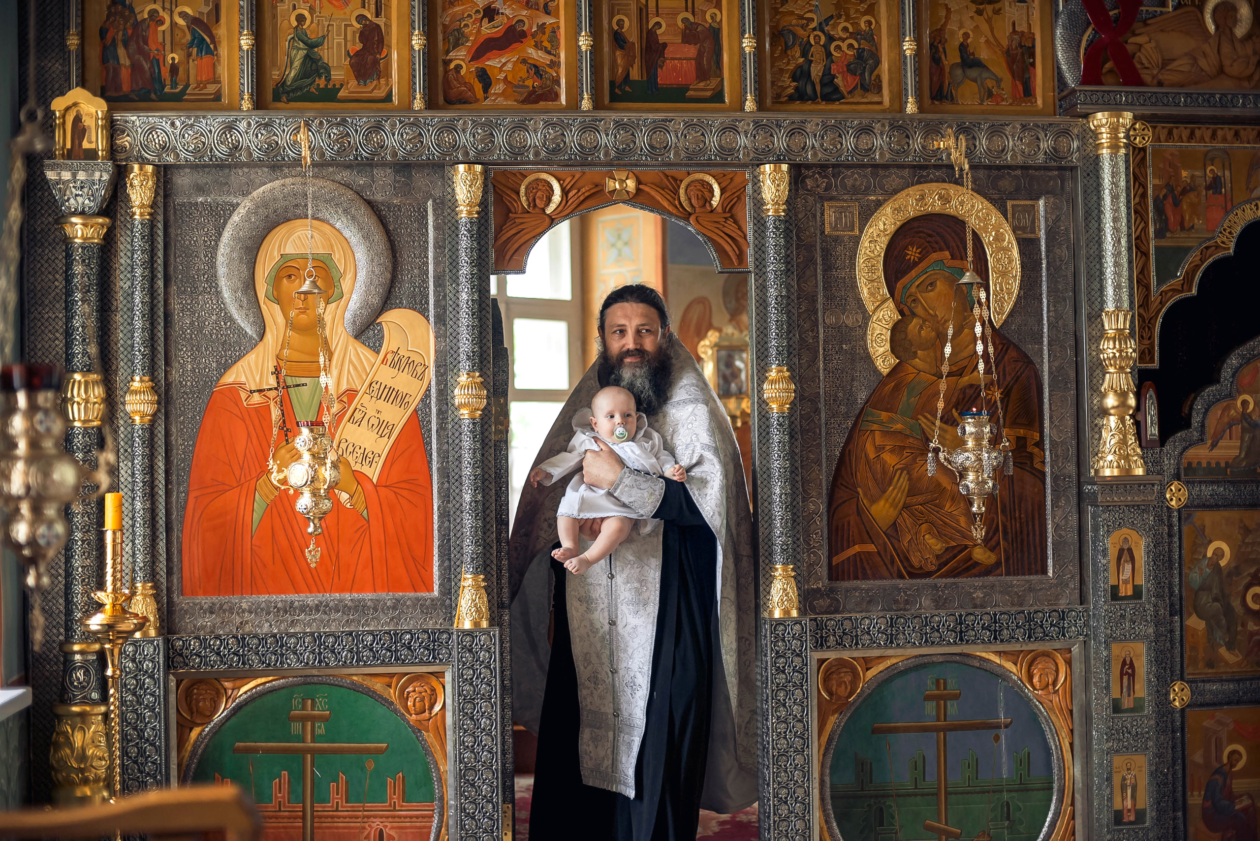 Таинство Крещения. Фотограф Мария Гончарова/ Москва — область