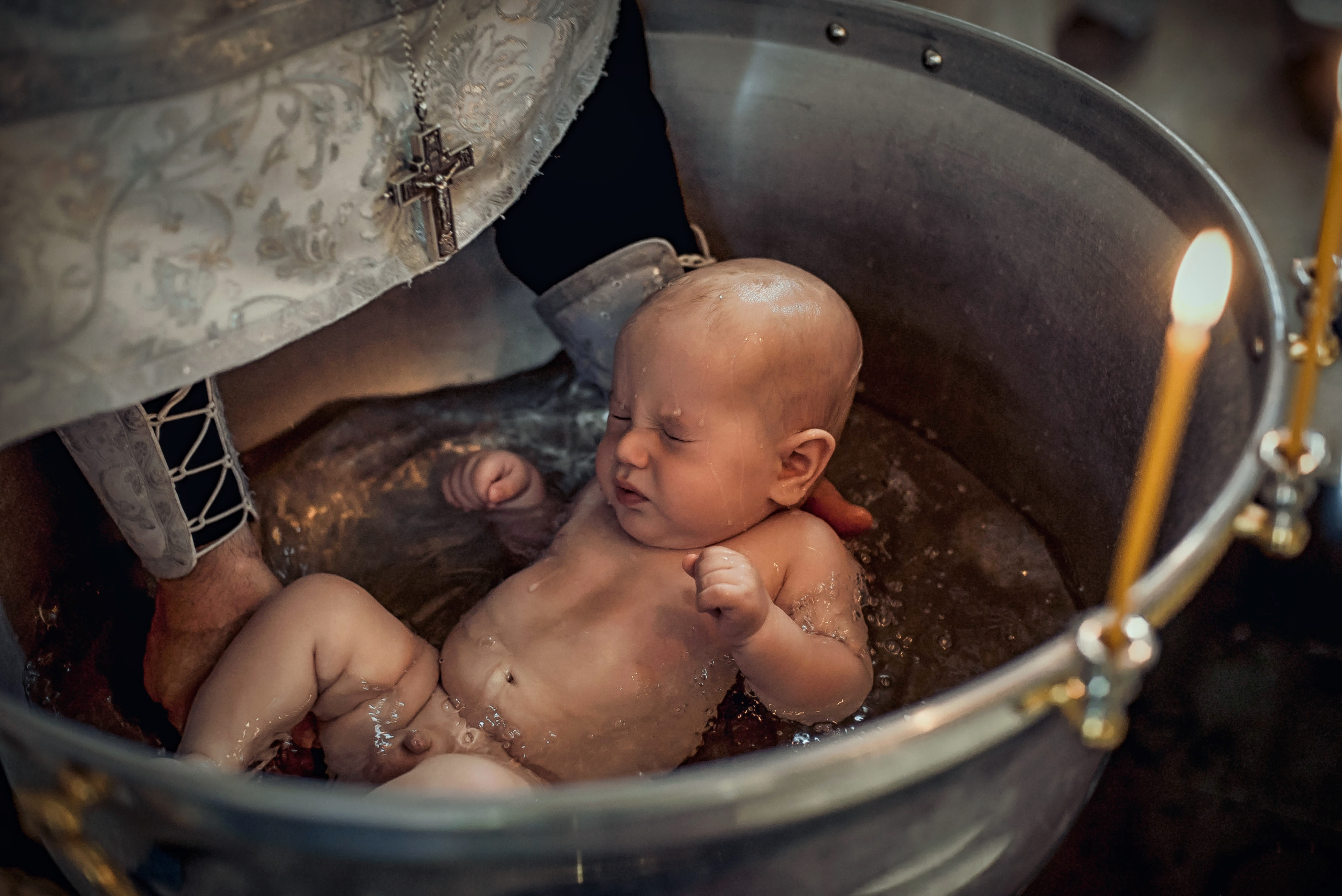 Таинство Крещения. Фотограф Мария Гончарова/ Москва — область