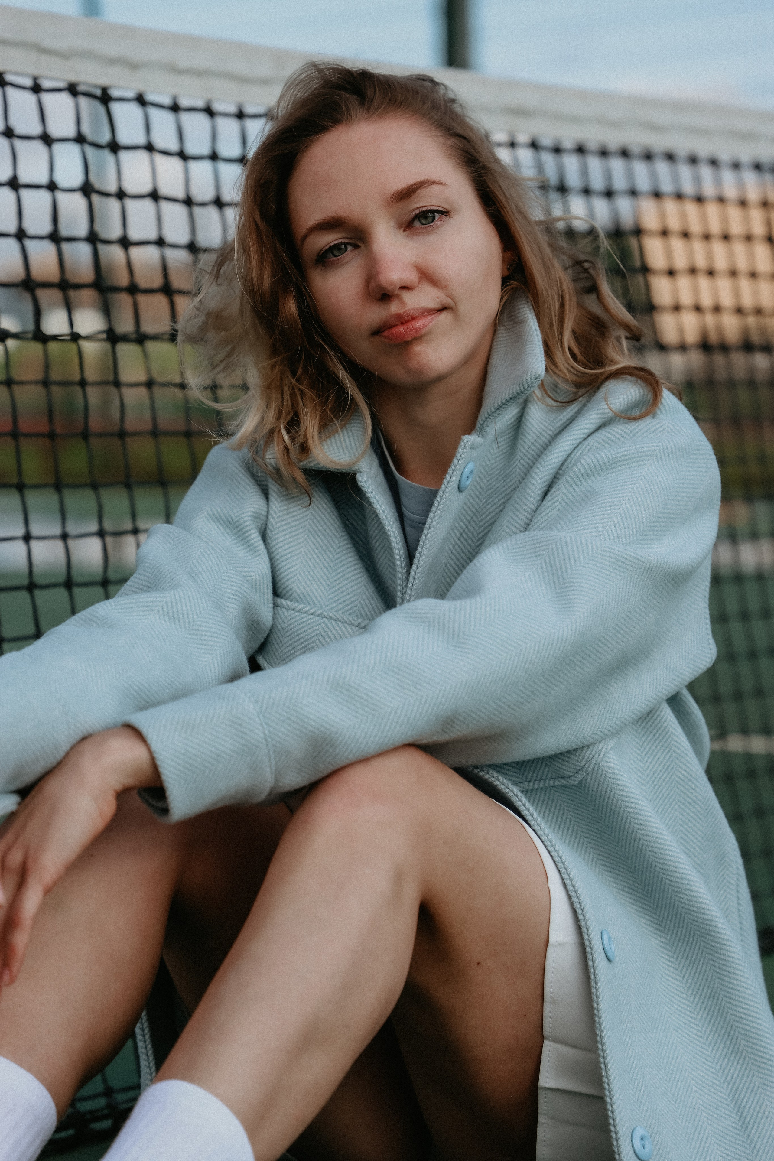 Фотосессия Марии на теннисном корте. Фотограф Иннополис Казань