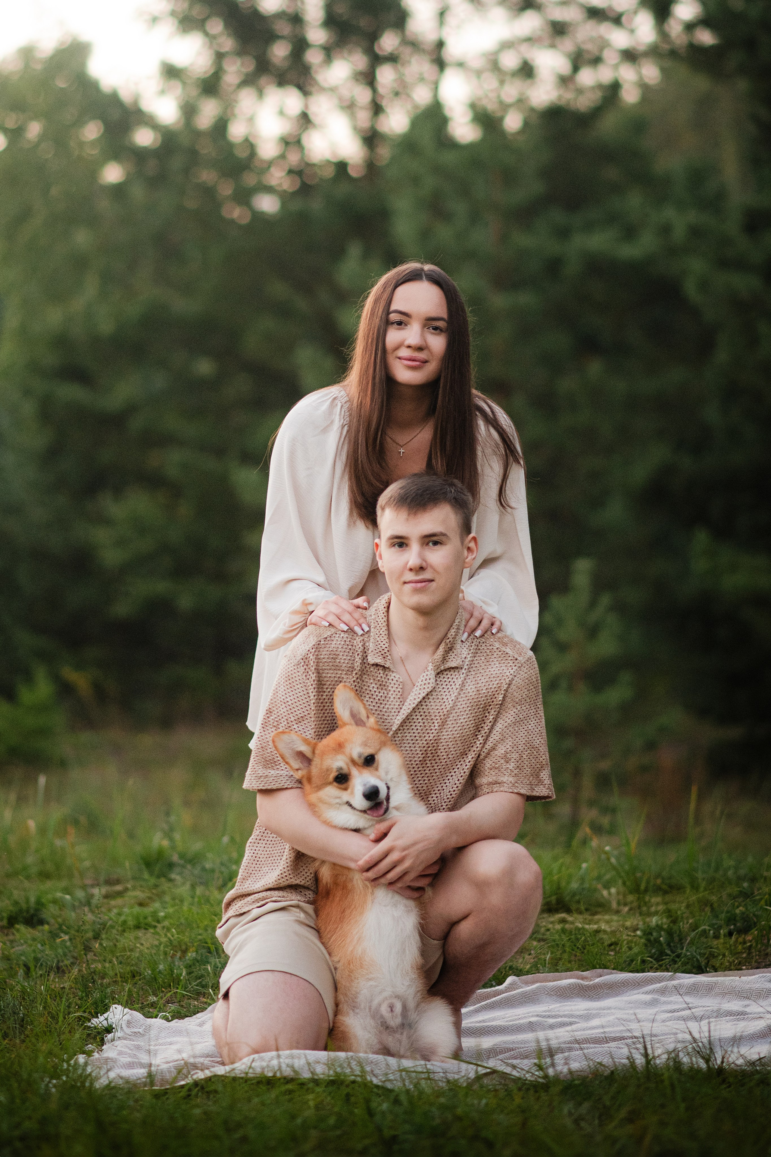 Саша, Оксана и Барни — 25.08.2024. Фотограф — Анималист | Анна Абрамова