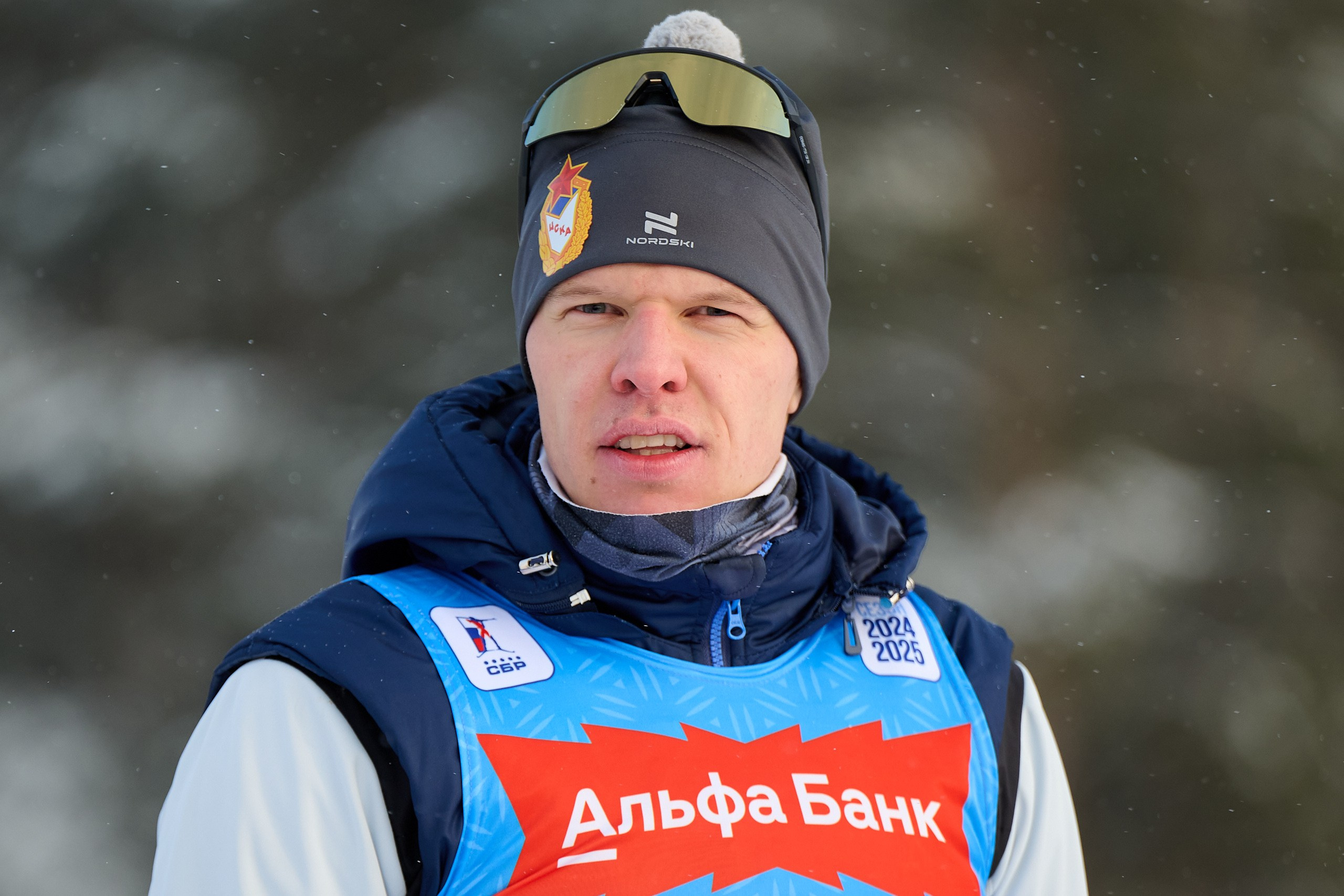 Биатлон. Чемпионат России — 2024/2025, 3-й этап, Ижевск. Спринт. Мужчины. Спортивный репортажный фотограф в Ижевске Сергей Мерзляков