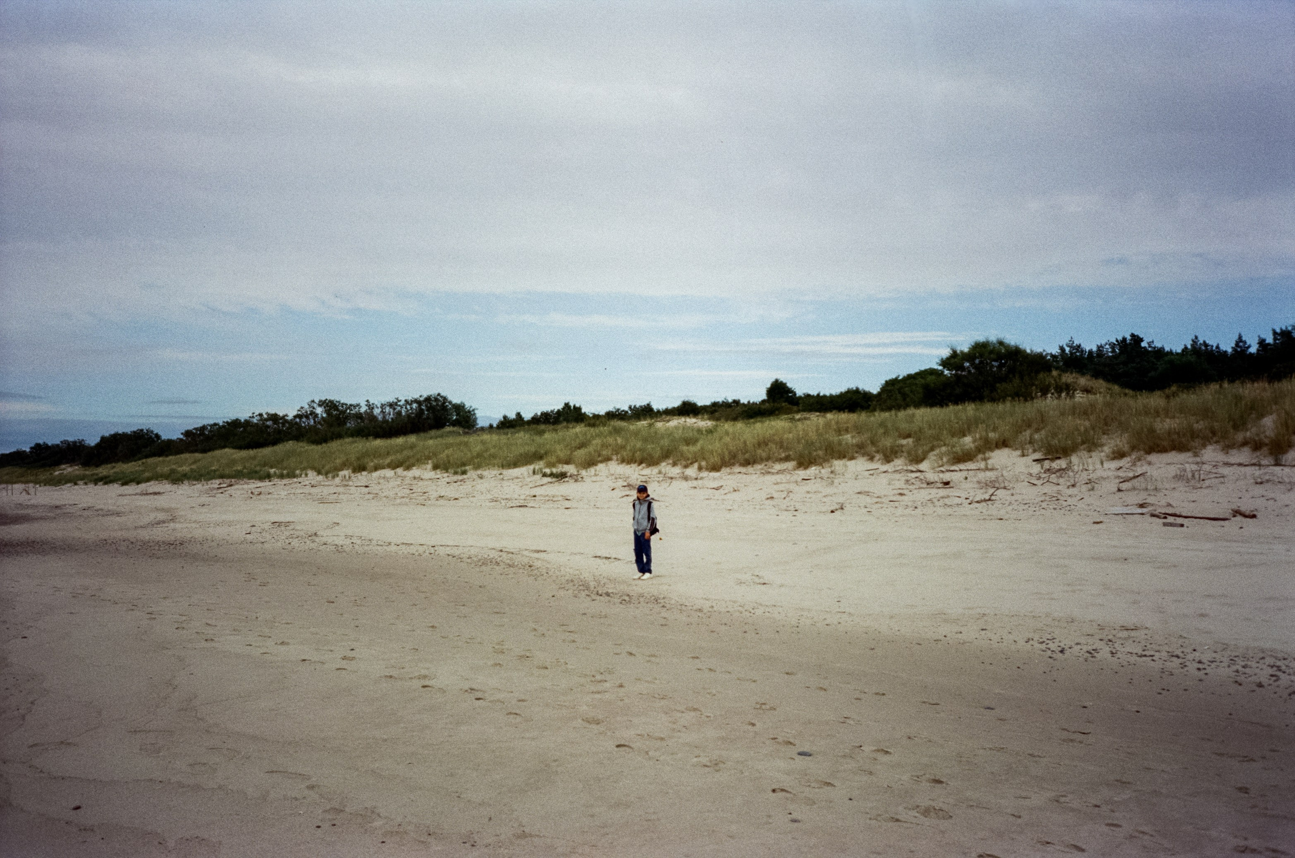 Море и дюны. Куршская коса рядом с высотой Эфа. Фотограф-документалист Мария Осокина