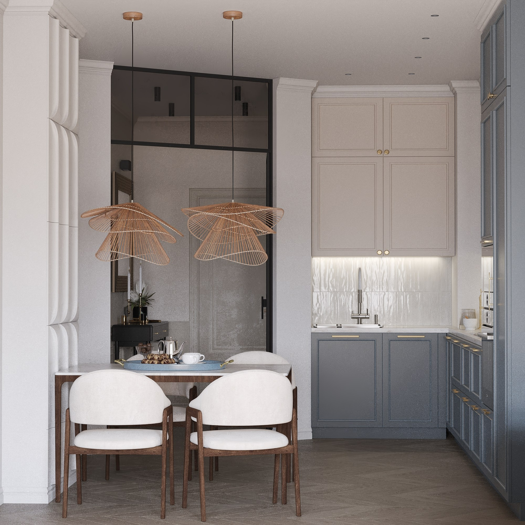 ЖК ELEVEN 82 м² на Лесопарковой. БК студия дизайна интерьера