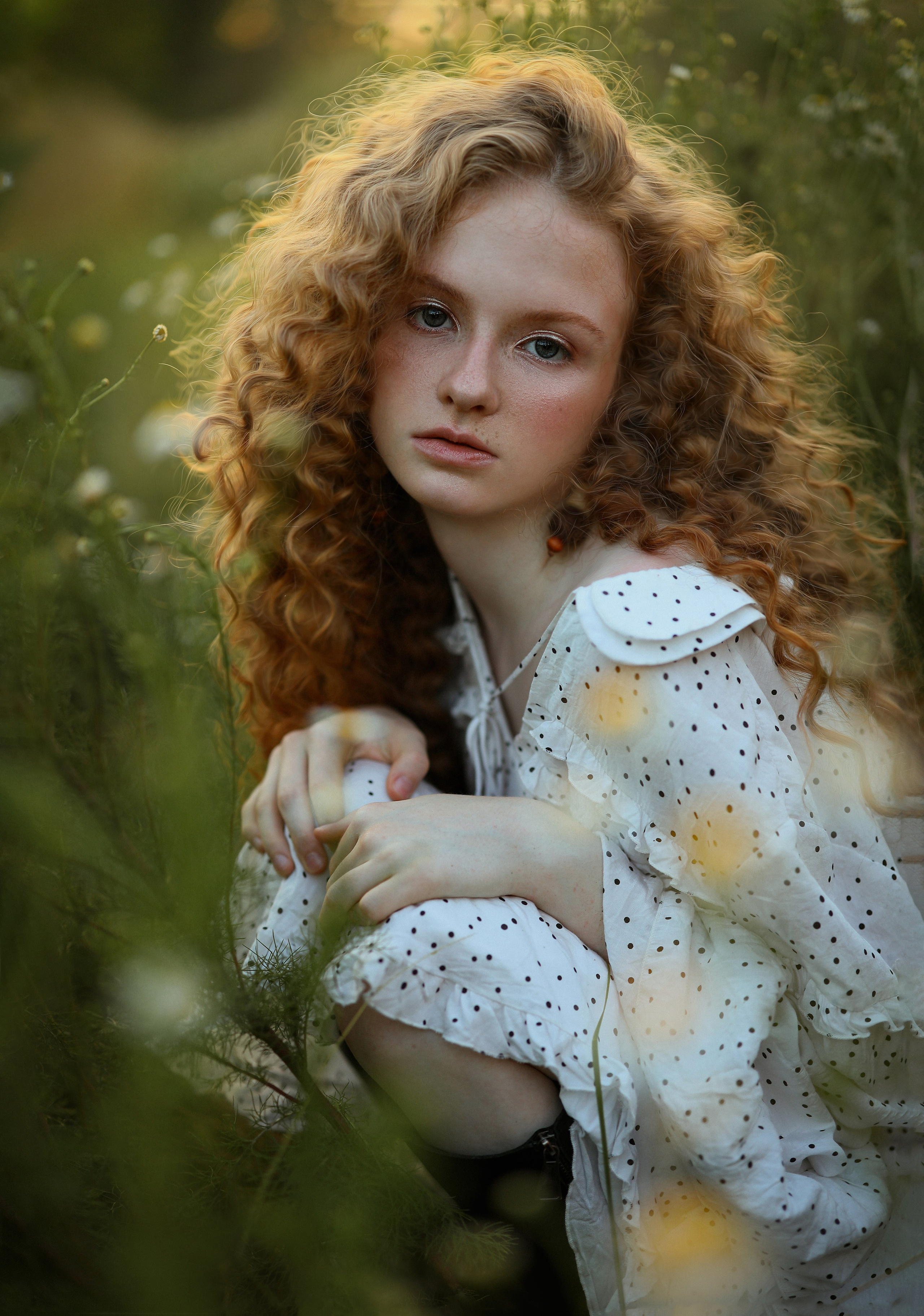 Камилла в поле ромашек. Свадебный и семейный фотограф в Абхазии Жанна Соснина