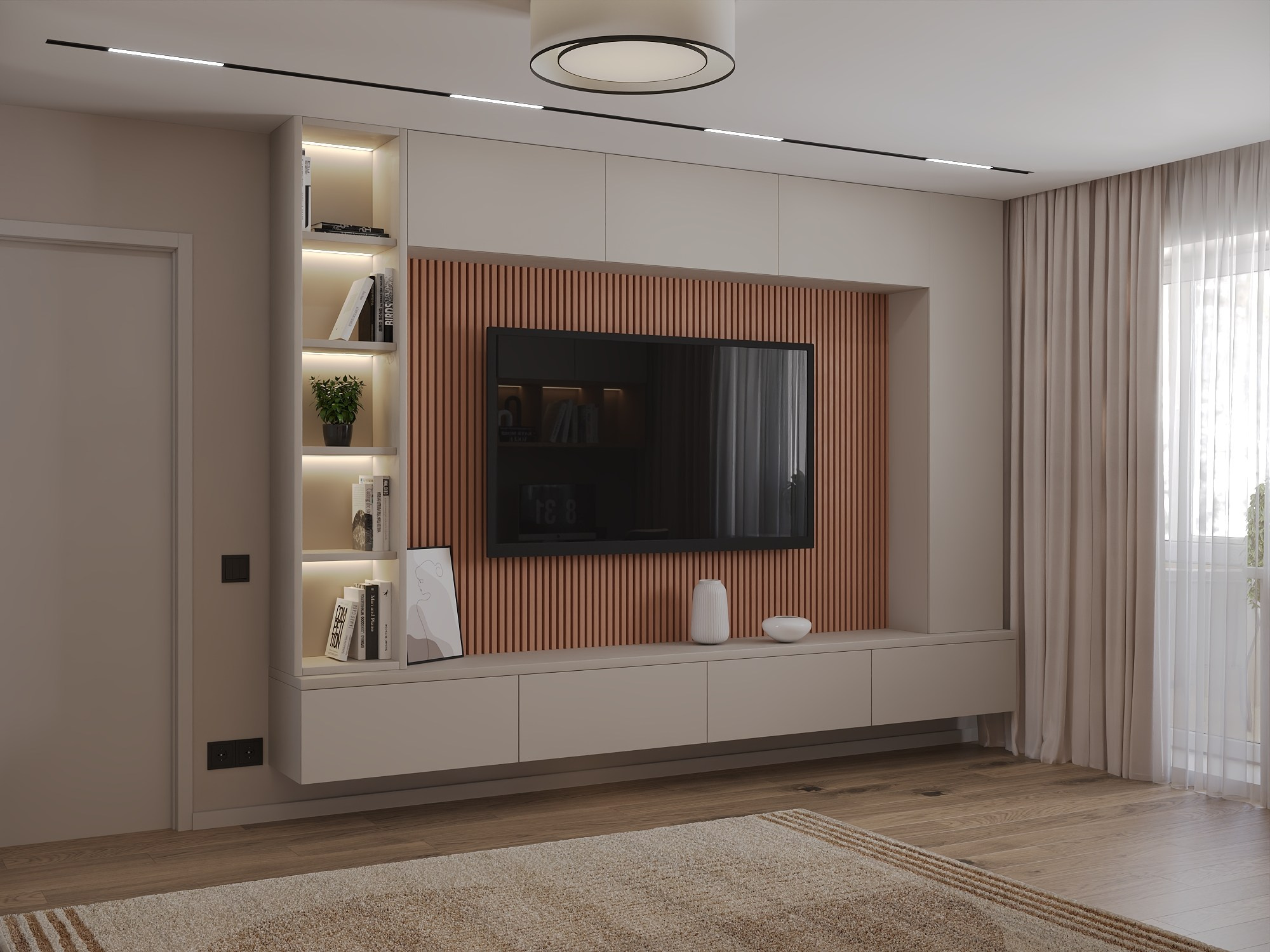 Г. Челябинск, квартира 47 м². БК студия дизайна интерьера