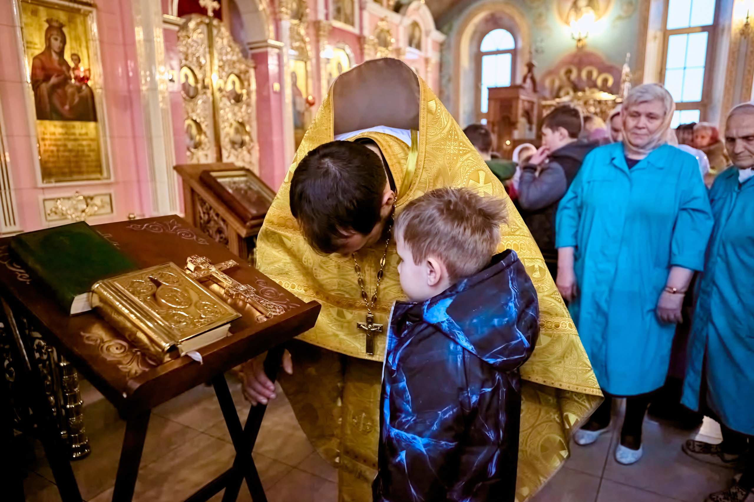 Праздник первой исповеди в храме Преподобного Серафима Саровского