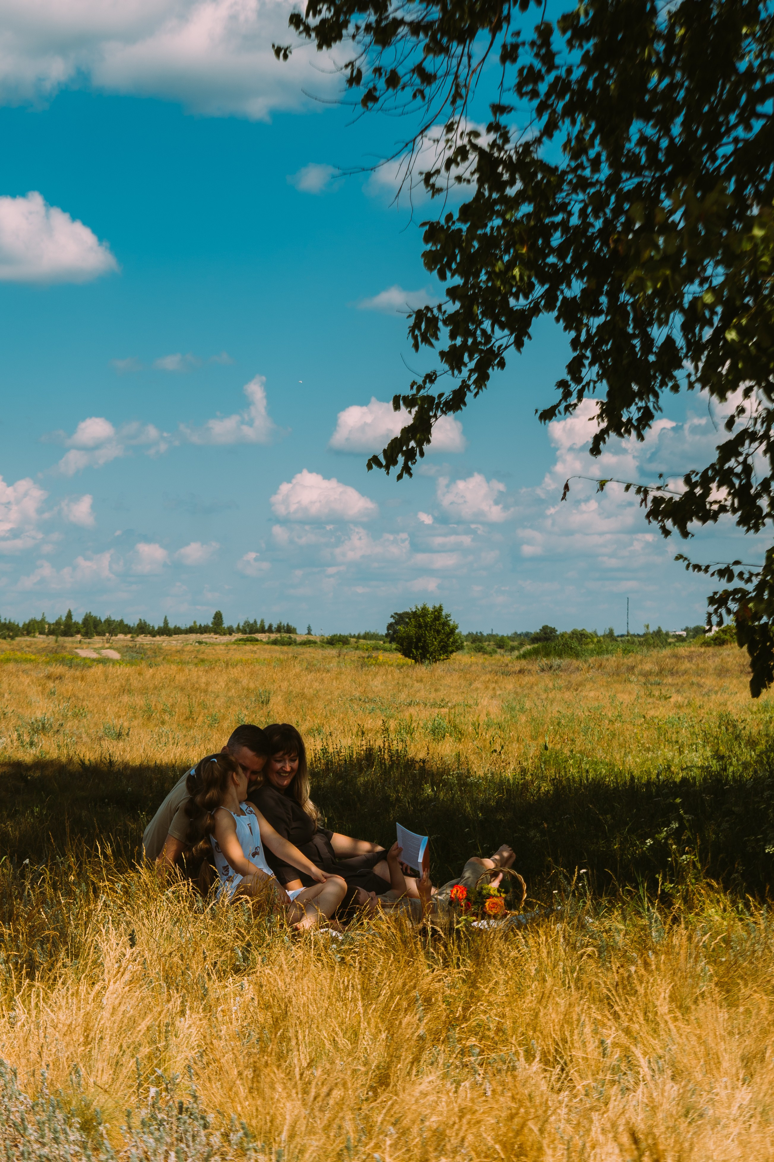 Семейная фотосессия летом с детьми. Семейный, детский фотограф в Минске Вероника Гапоненко