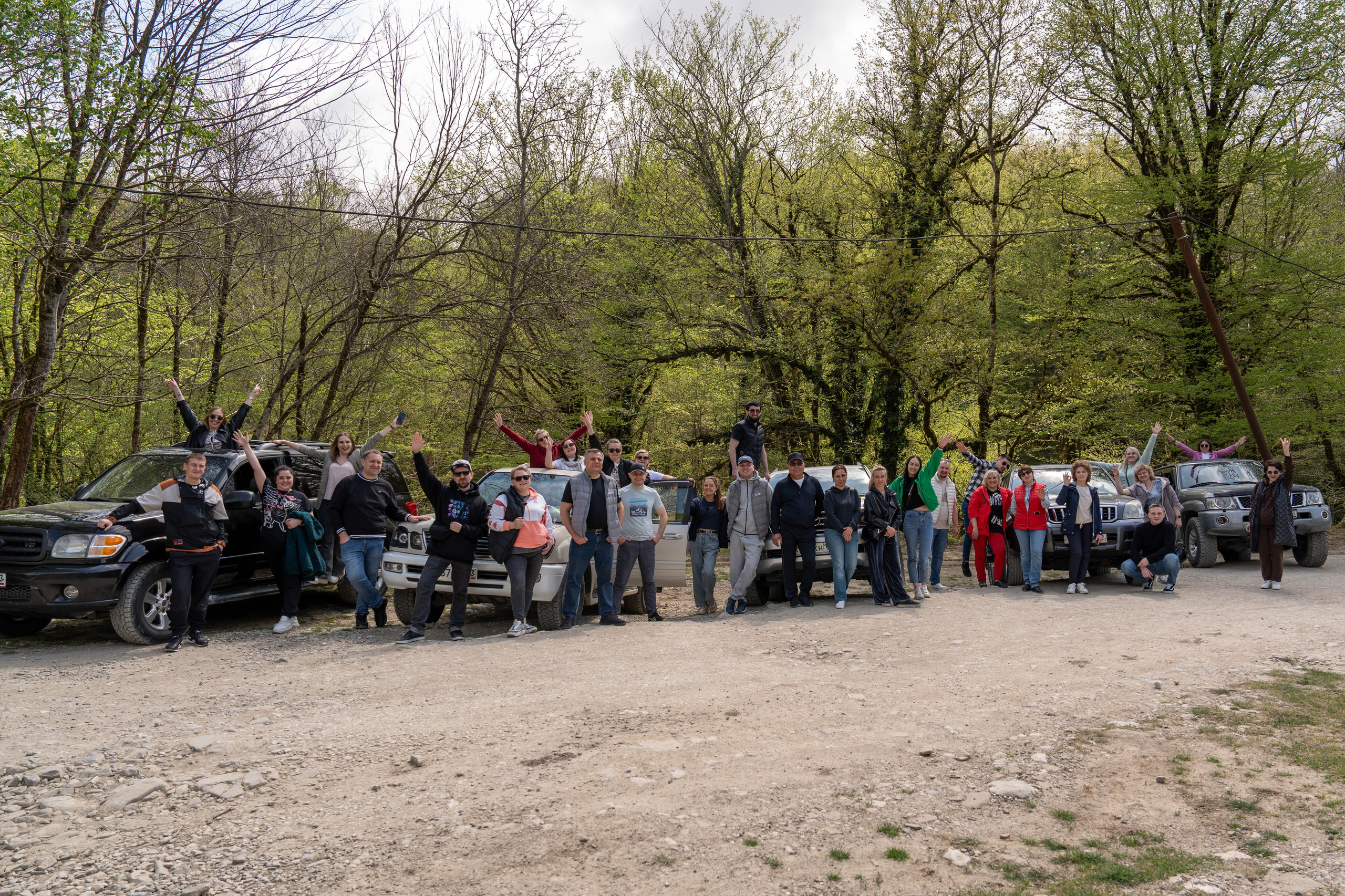 MICE мероприятие — джиппинг на каньон Псахо. Репортажный фотограф в Красной Поляне и Сочи Павлюченко Екатерина