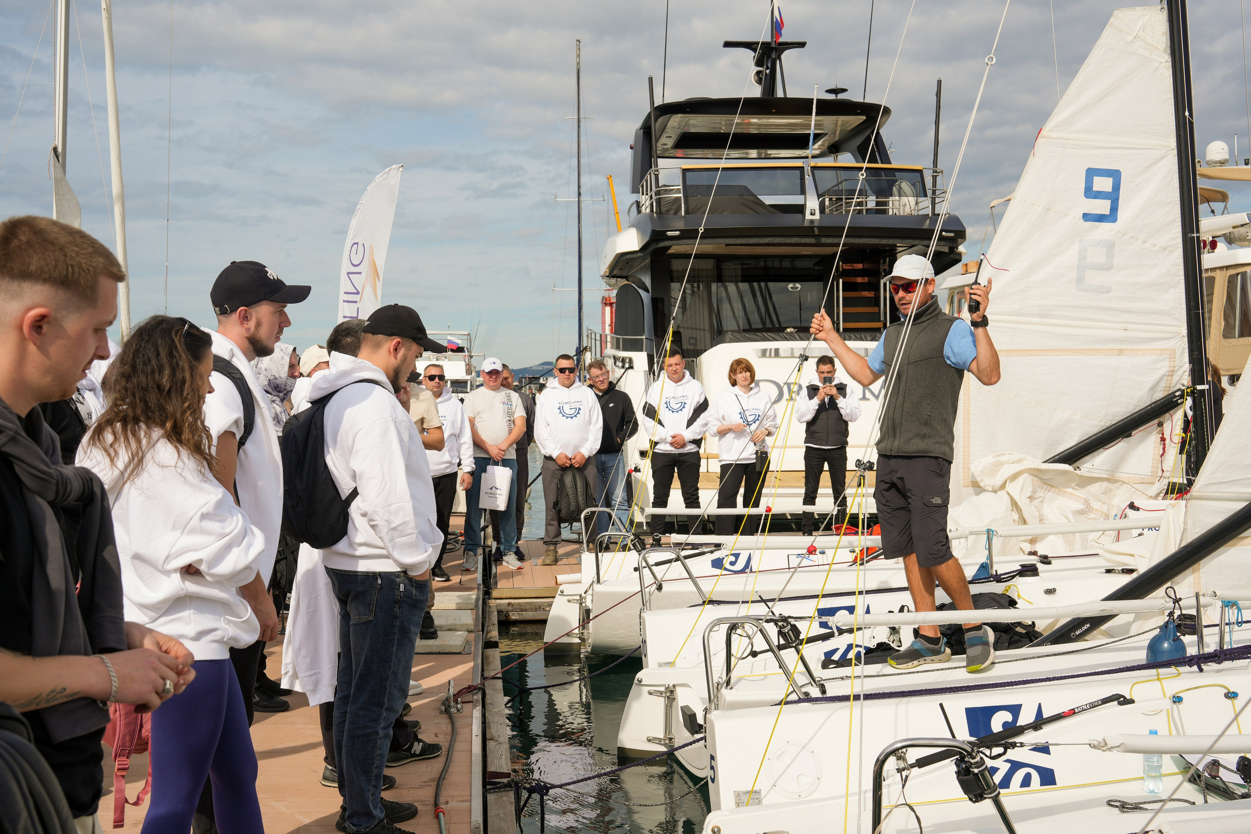 Яхтенная регата для компании Агрегатка. Репортажный фотограф в Красной Поляне и Сочи Павлюченко Екатерина