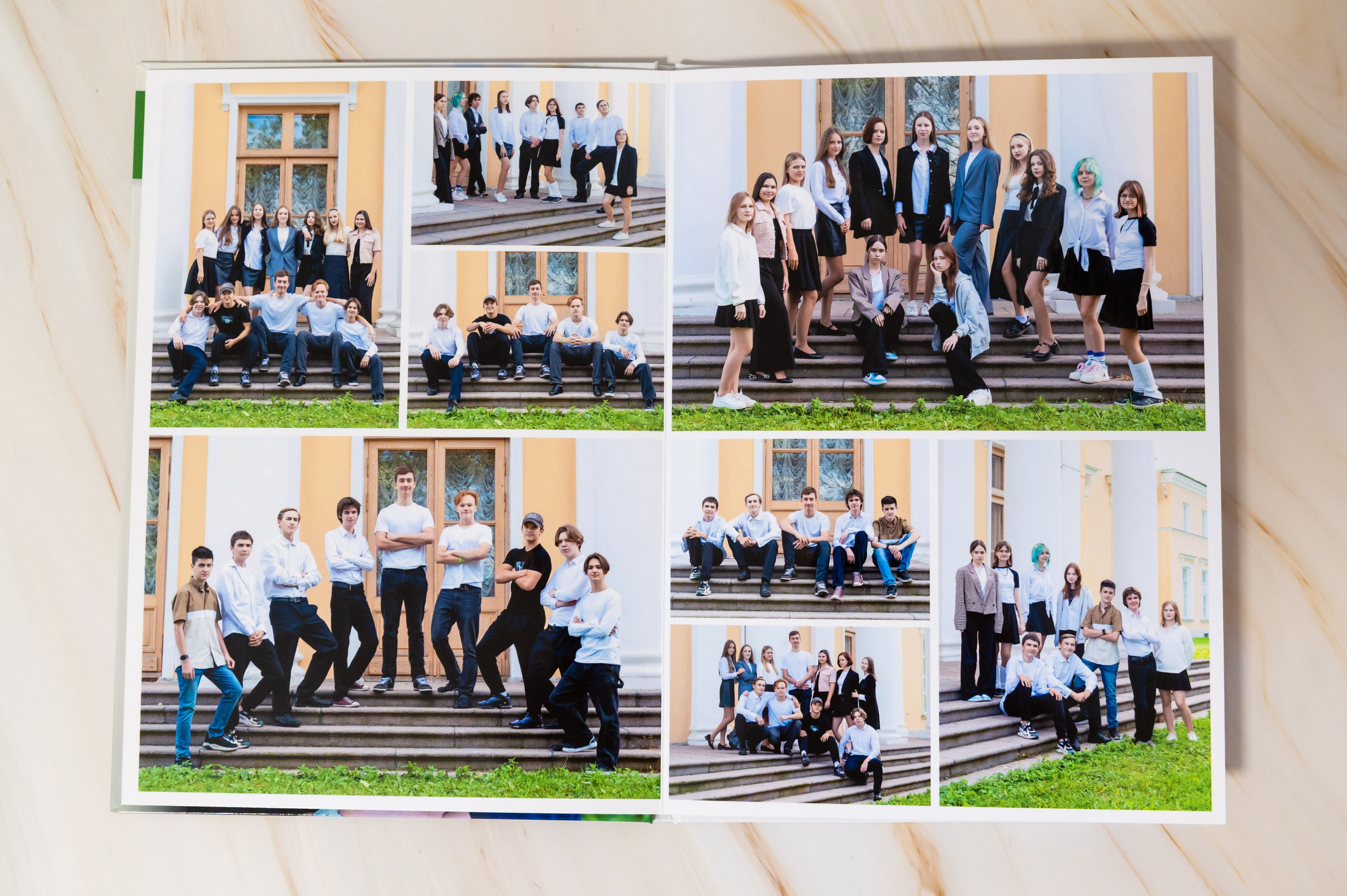 Примеры альбомов для школ и садиков. Фотограф Екатерина