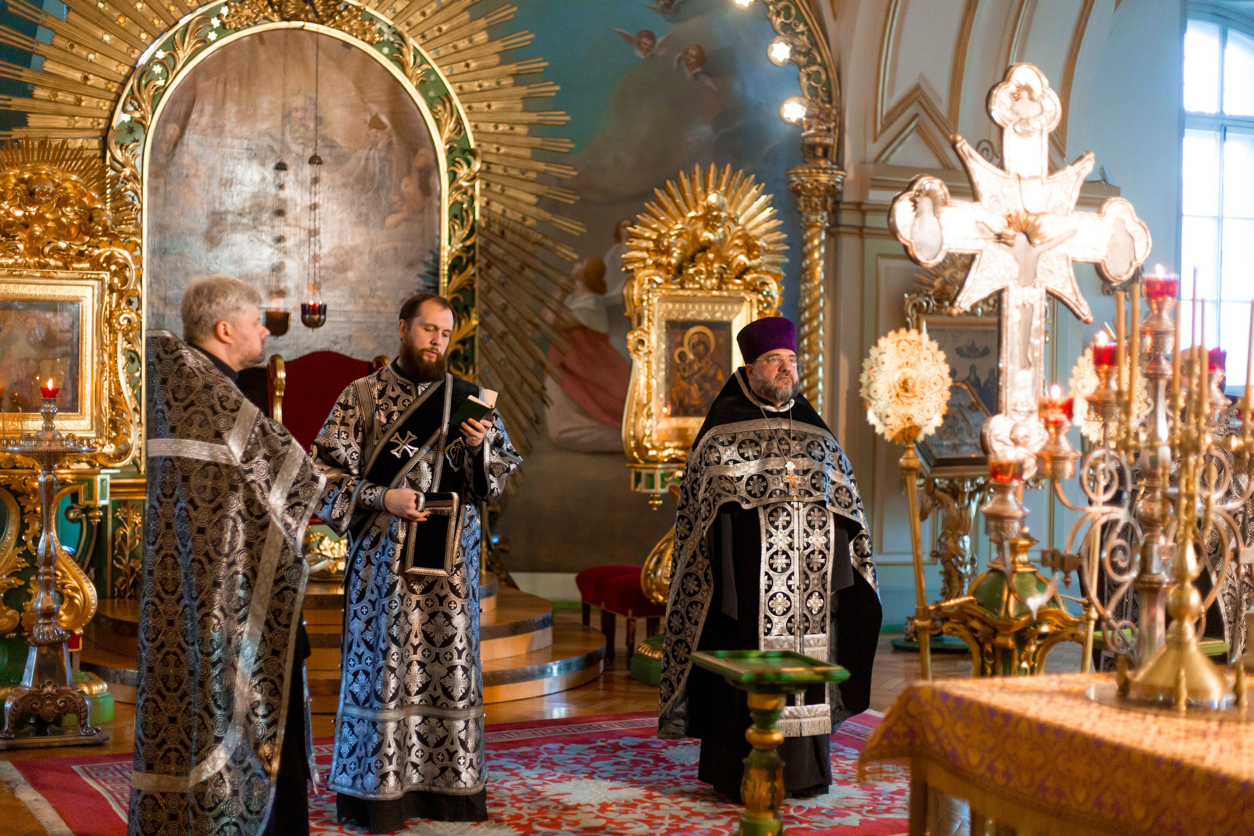 Великая вечерня с чином Пассии. НИКОЛО-БОГОЯВЛЕНСКИЙ МОРСКОЙ СОБОР