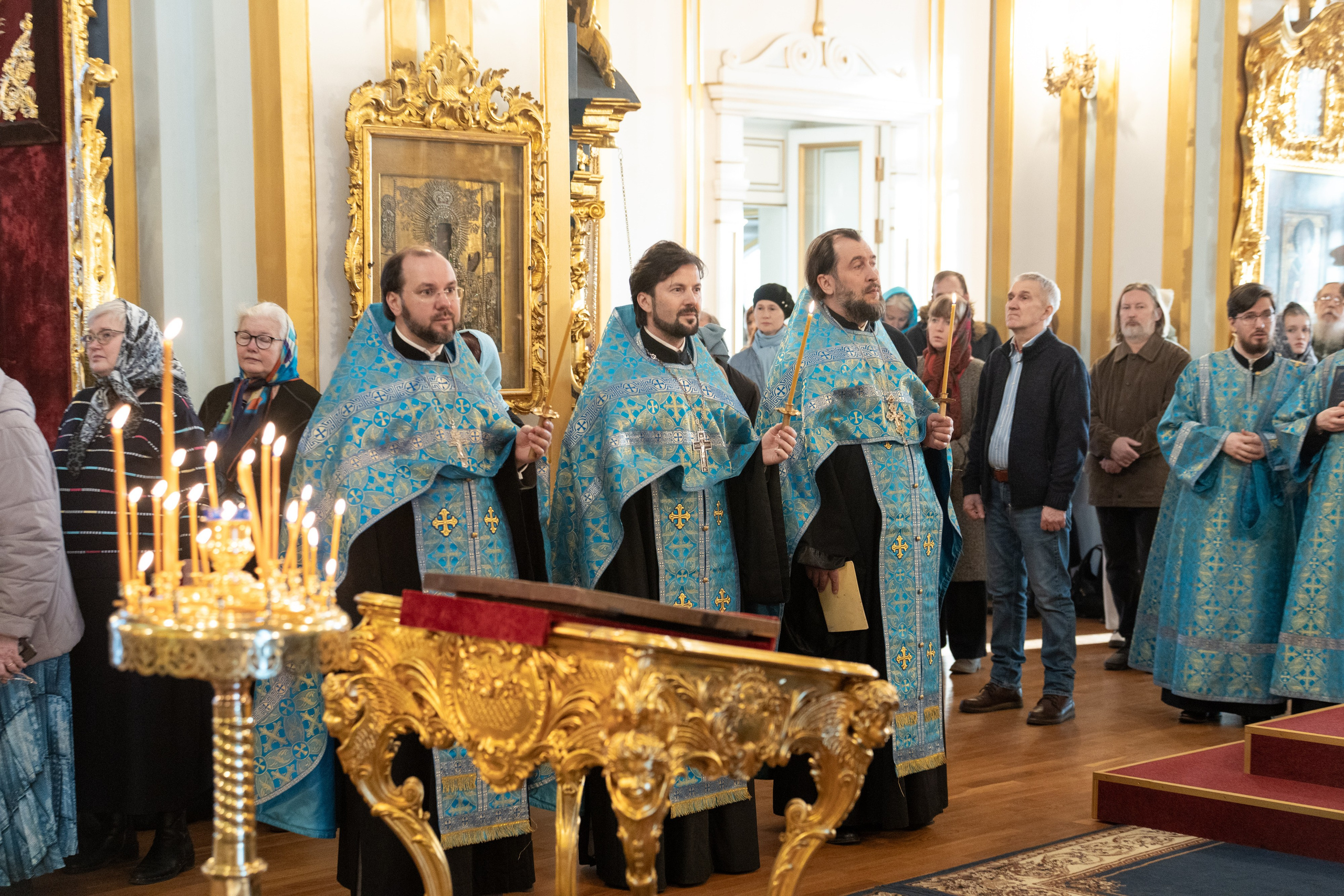 Утреня с акафистом Пресвятой Богородице. НИКОЛО-БОГОЯВЛЕНСКИЙ МОРСКОЙ СОБОР