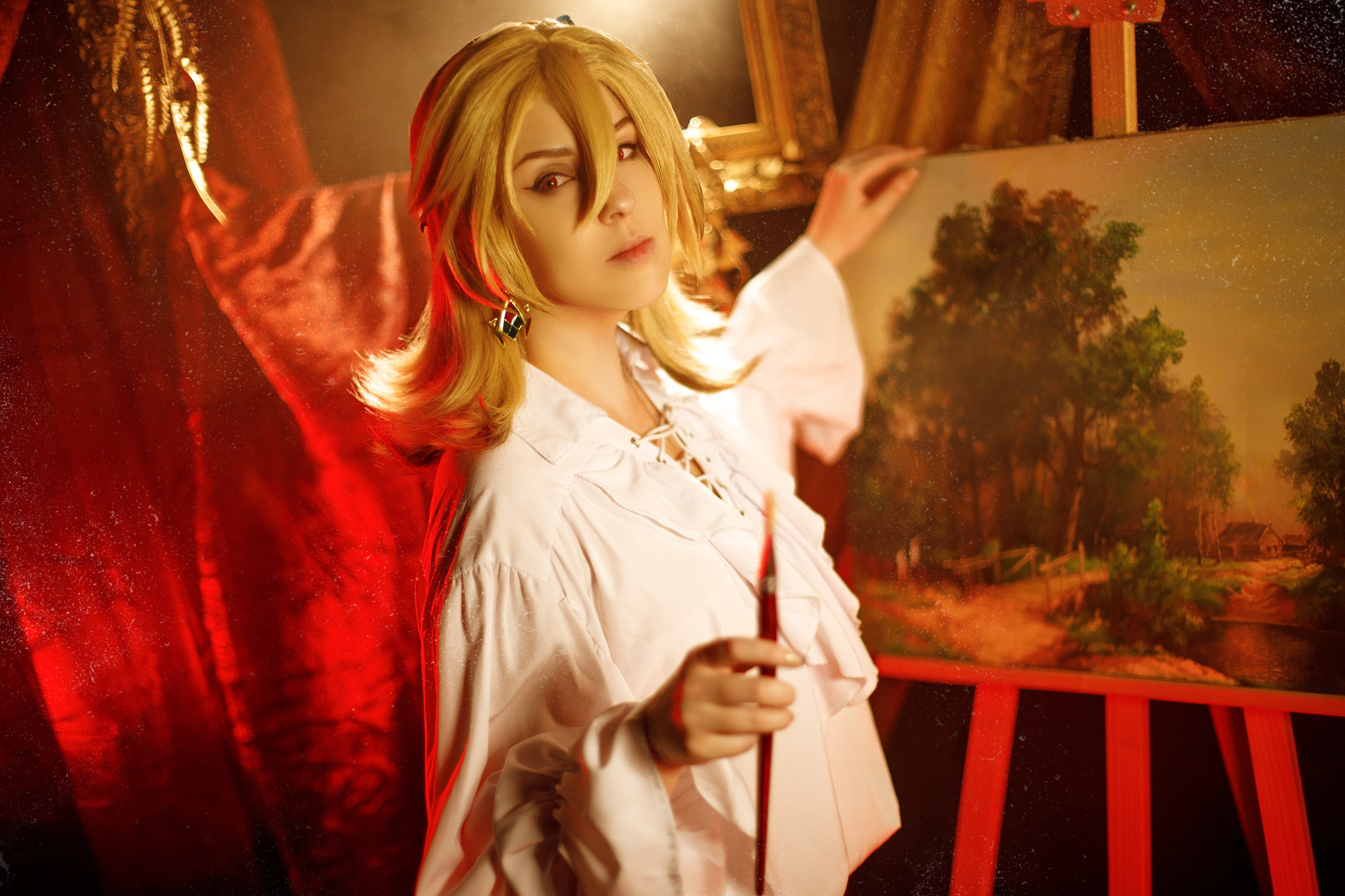 GENSHIN IMPACT: Kaveh [Paint au]. Polaroud love