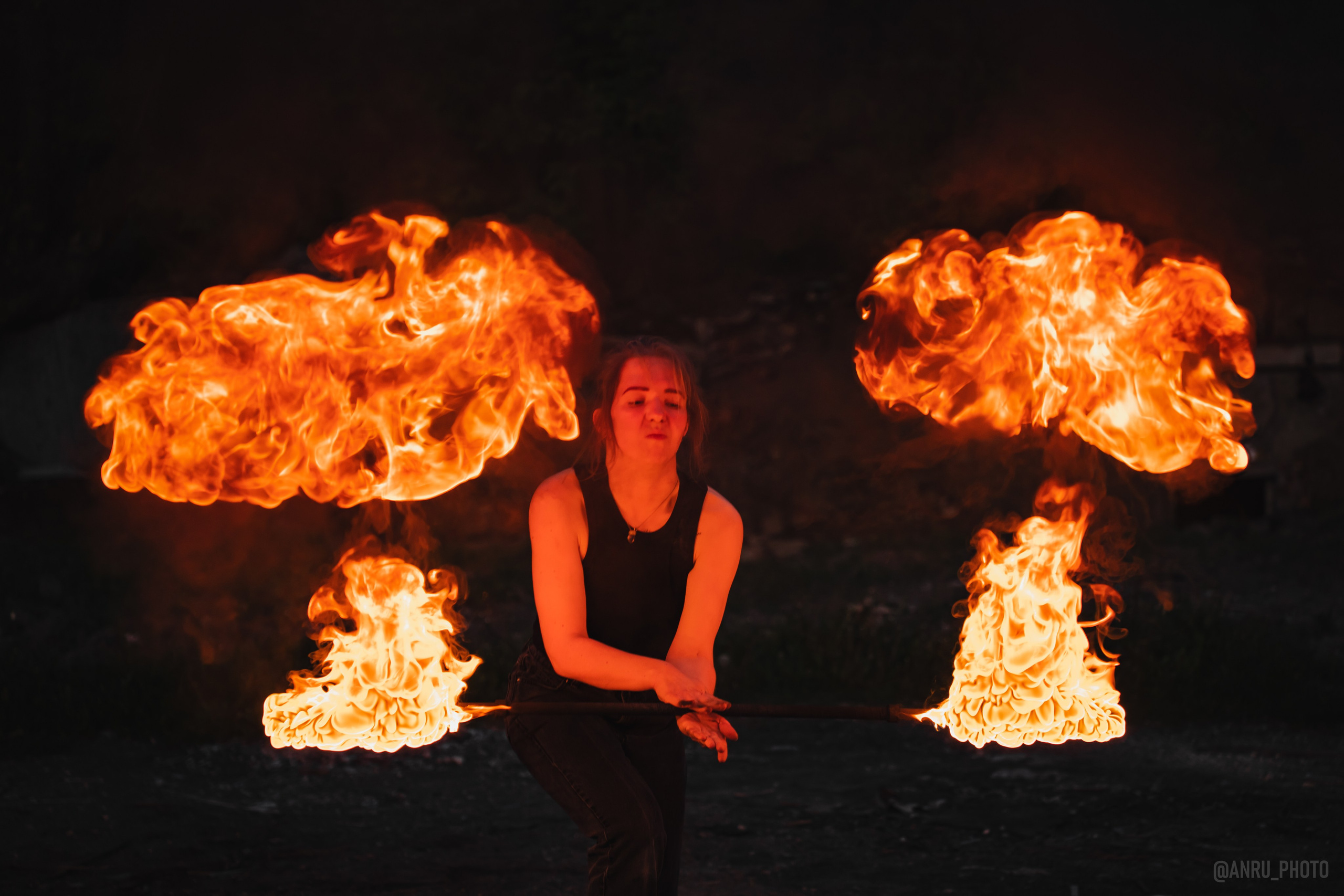 Огненная тренировка. Репортажный фотограф Анастасия Рубцова