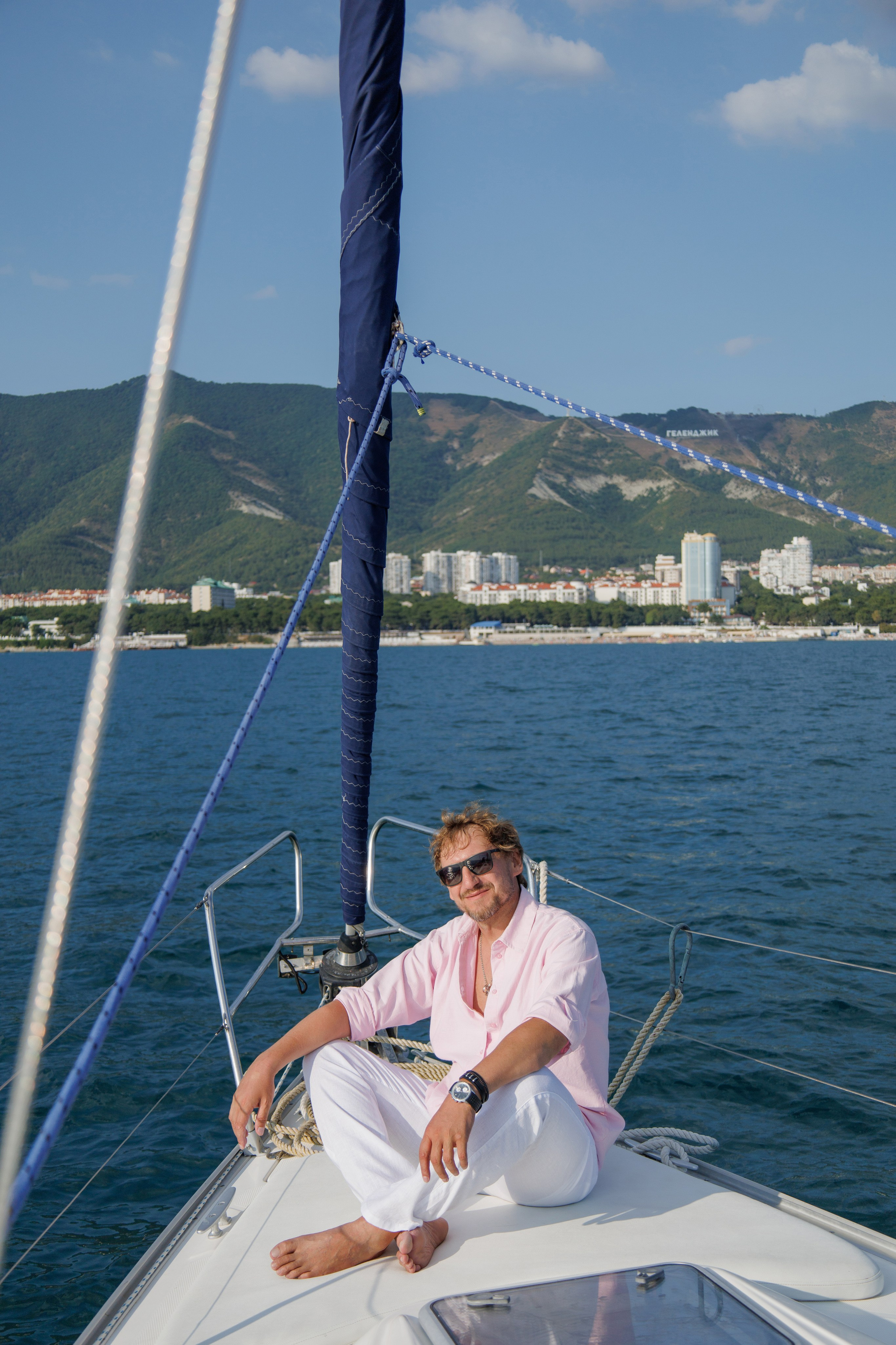 Лавстори на яхте. Семейный и портретный фотограф в Геленджике Любовь Бодрова