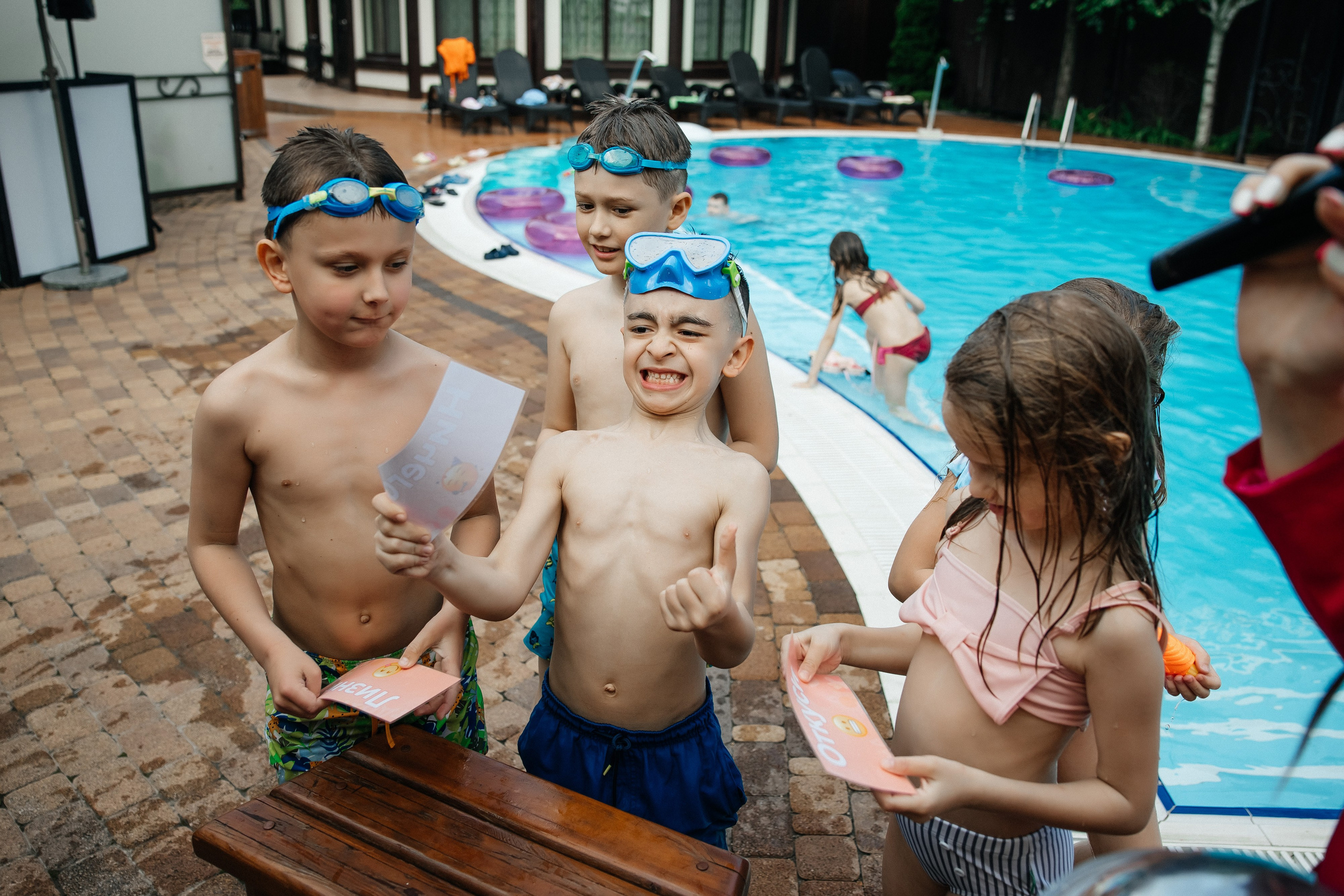 Детский день рождения в бассейне. Свадебный и семейный фотограф в Краснодар, Россия