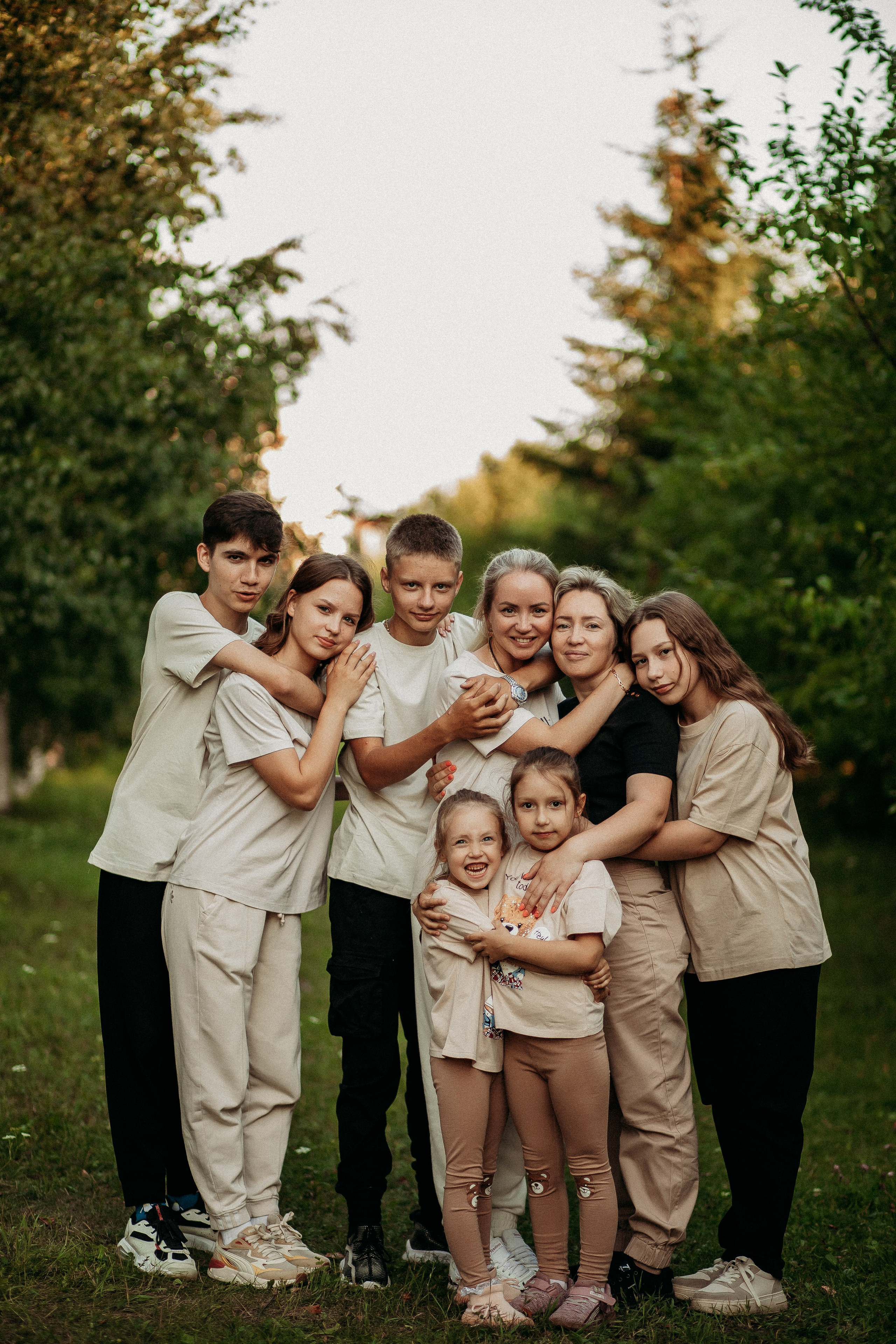 Большая семья. Фотограф Тимербаева Алина г. Сургут