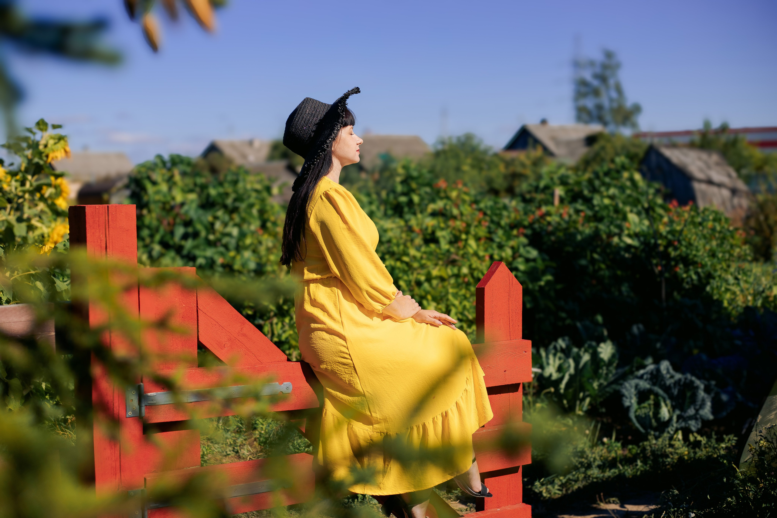 Индивидуальная фотосессия в подсолнухах. Фотограф в Санкт-Петербурге, Анна Скворцова