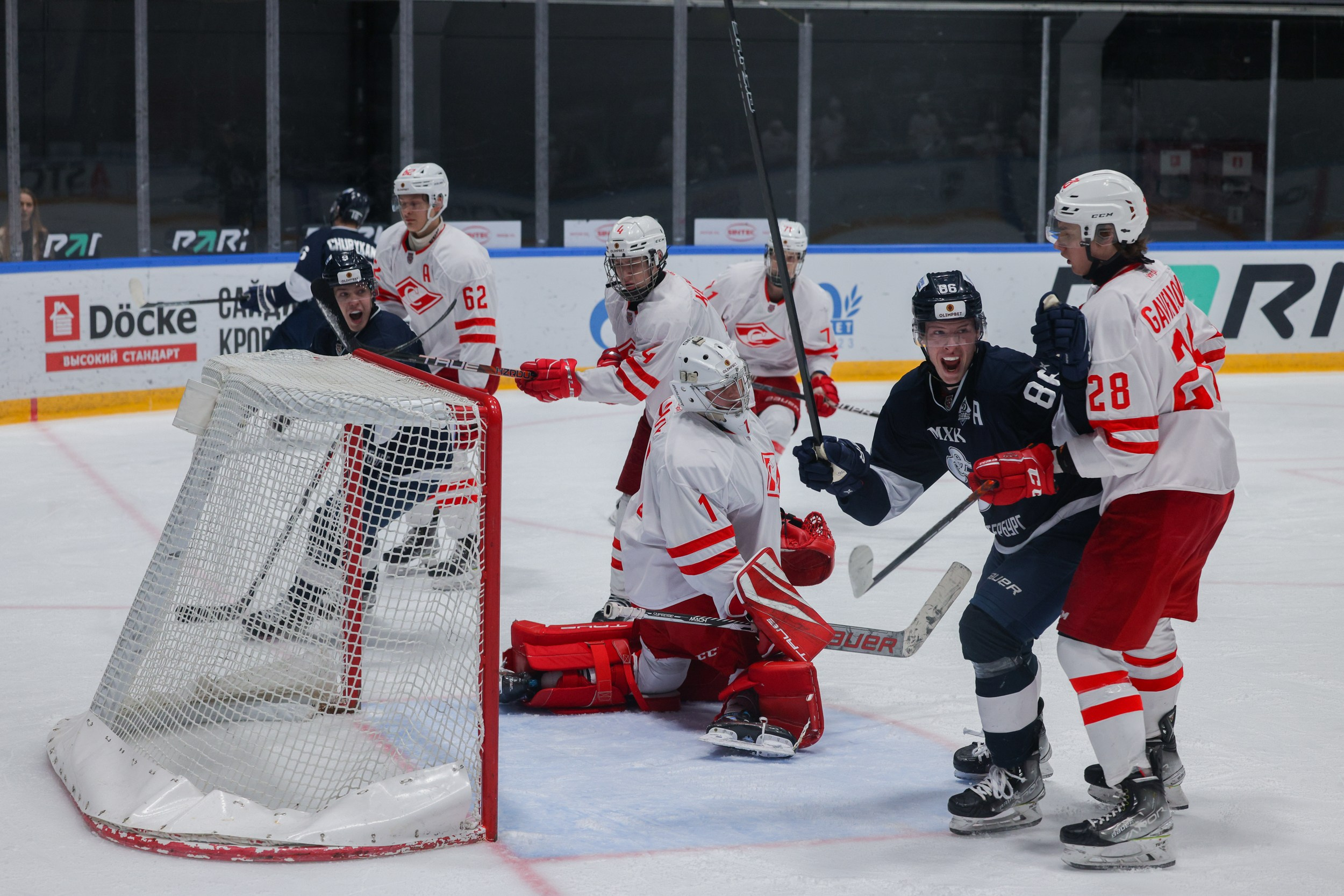 МХК Динамо — МХК Спартак. Фотограф Александр Заломаев