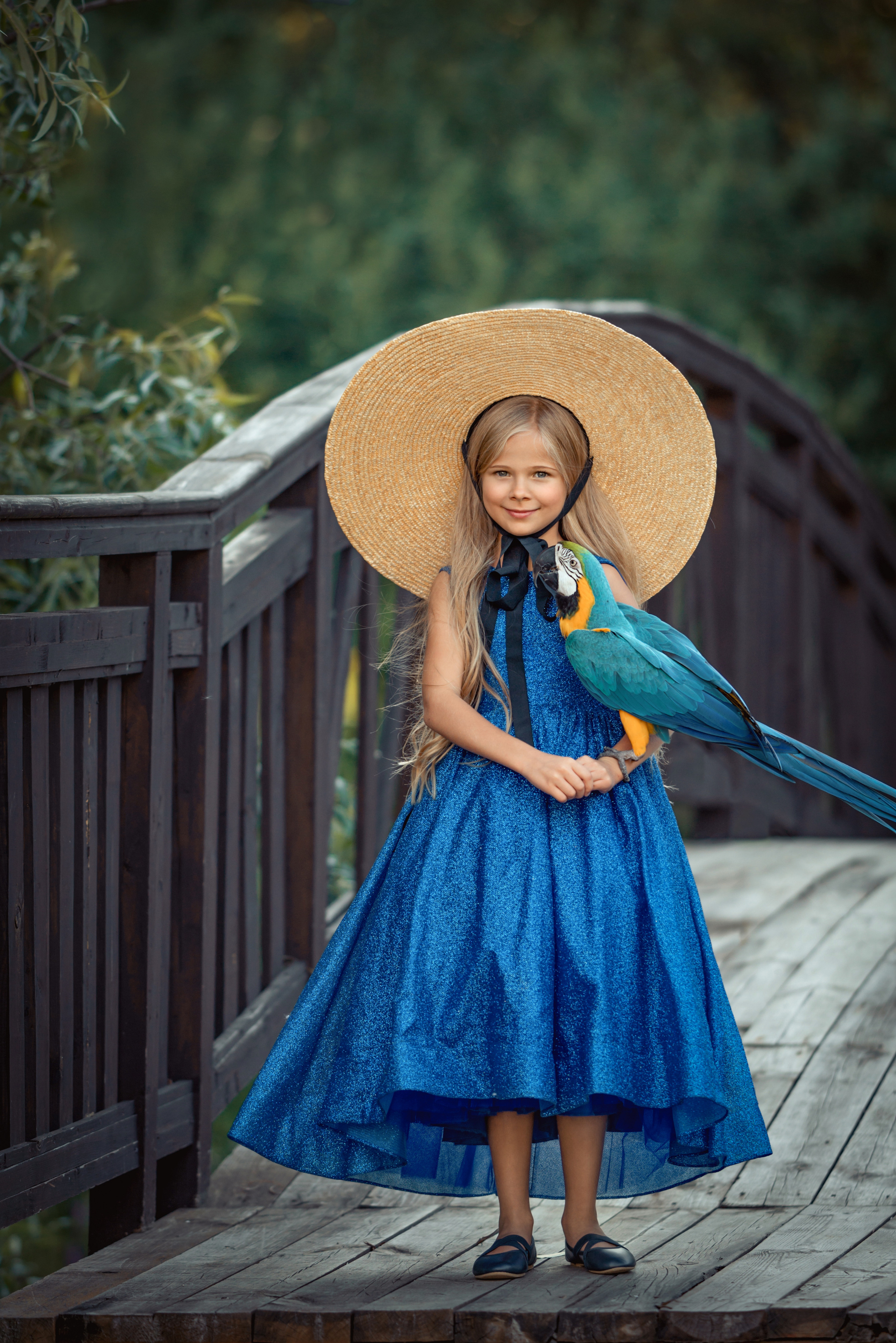 Фотосессия с попугаем в Москве