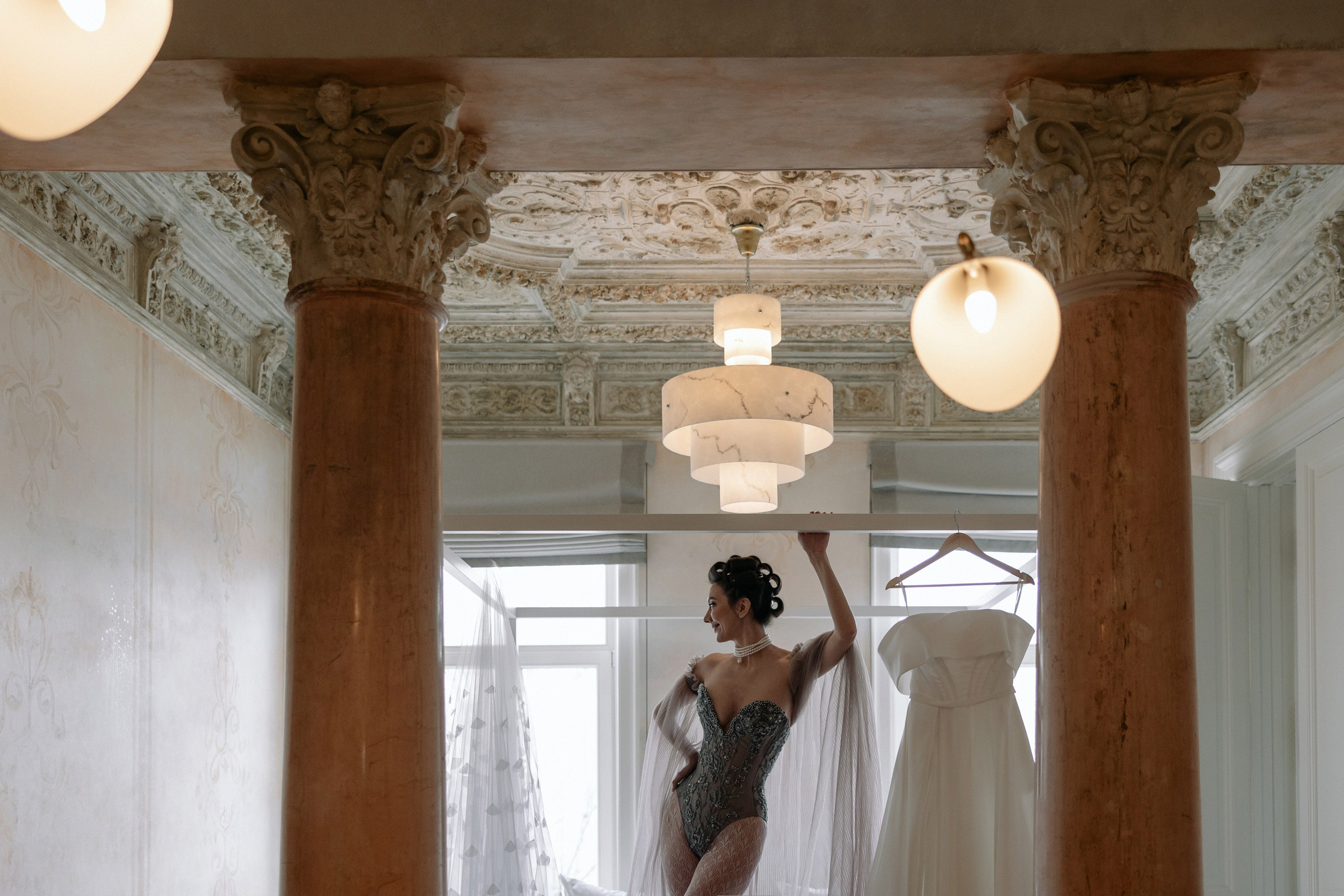 утро невесты в стиле барокко стильное утро невесты