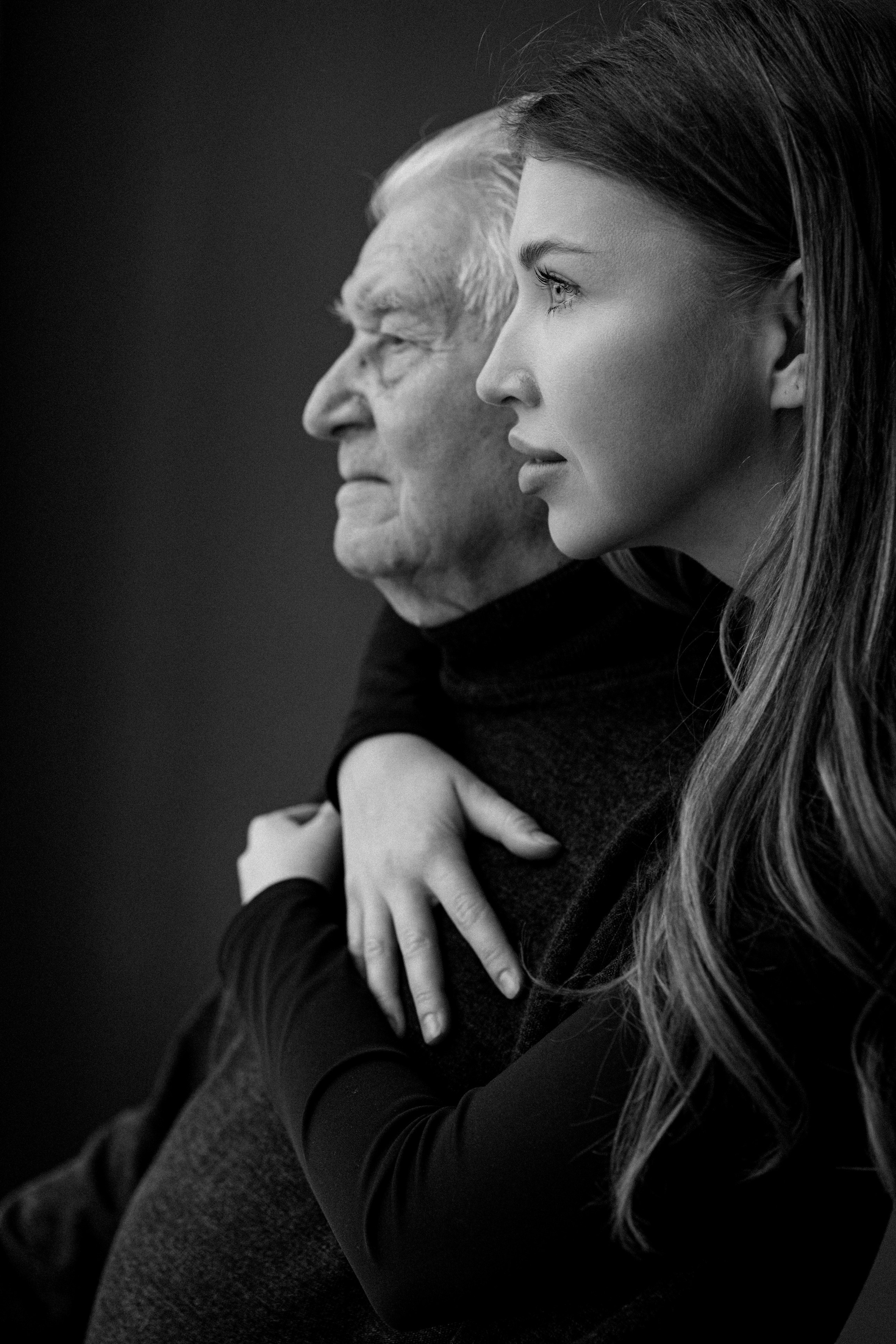 Анастасия и дедушка. Свадебный и семейный фотограф в Калининграде Анастасия Гриценко