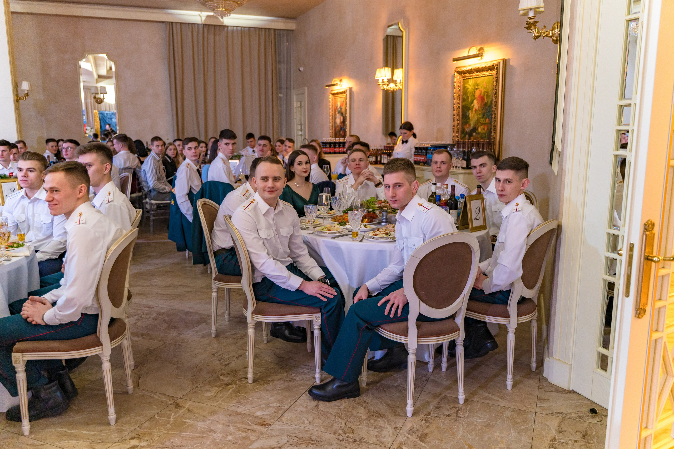 Фотосъемка выпуска военной академии и вручение дипломов