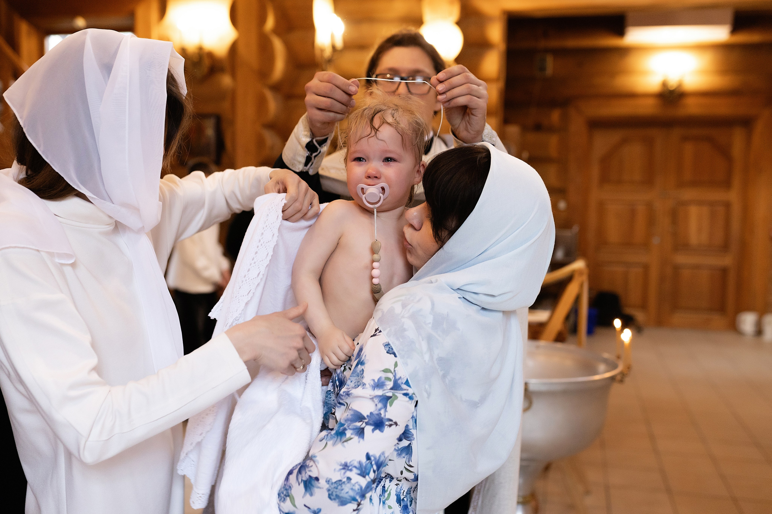 Таинство Крещения Ксении. Фотограф в Железнодорожном и Балашихе