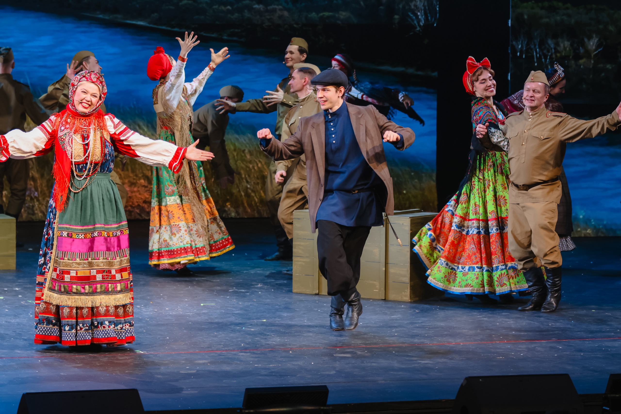 Василий Теркин, театр «Русская песня». Фотограф Ольга Махалова — Санкт-Петербург, Москва, Нижний Новгород