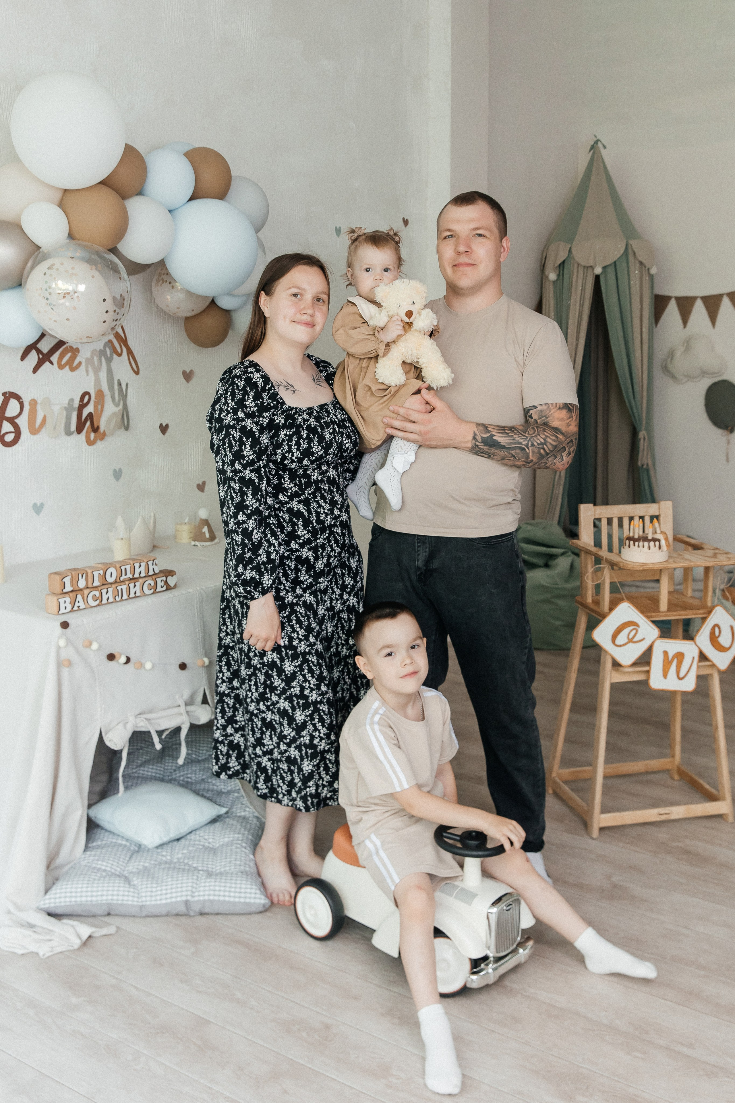 1 годик Василисе