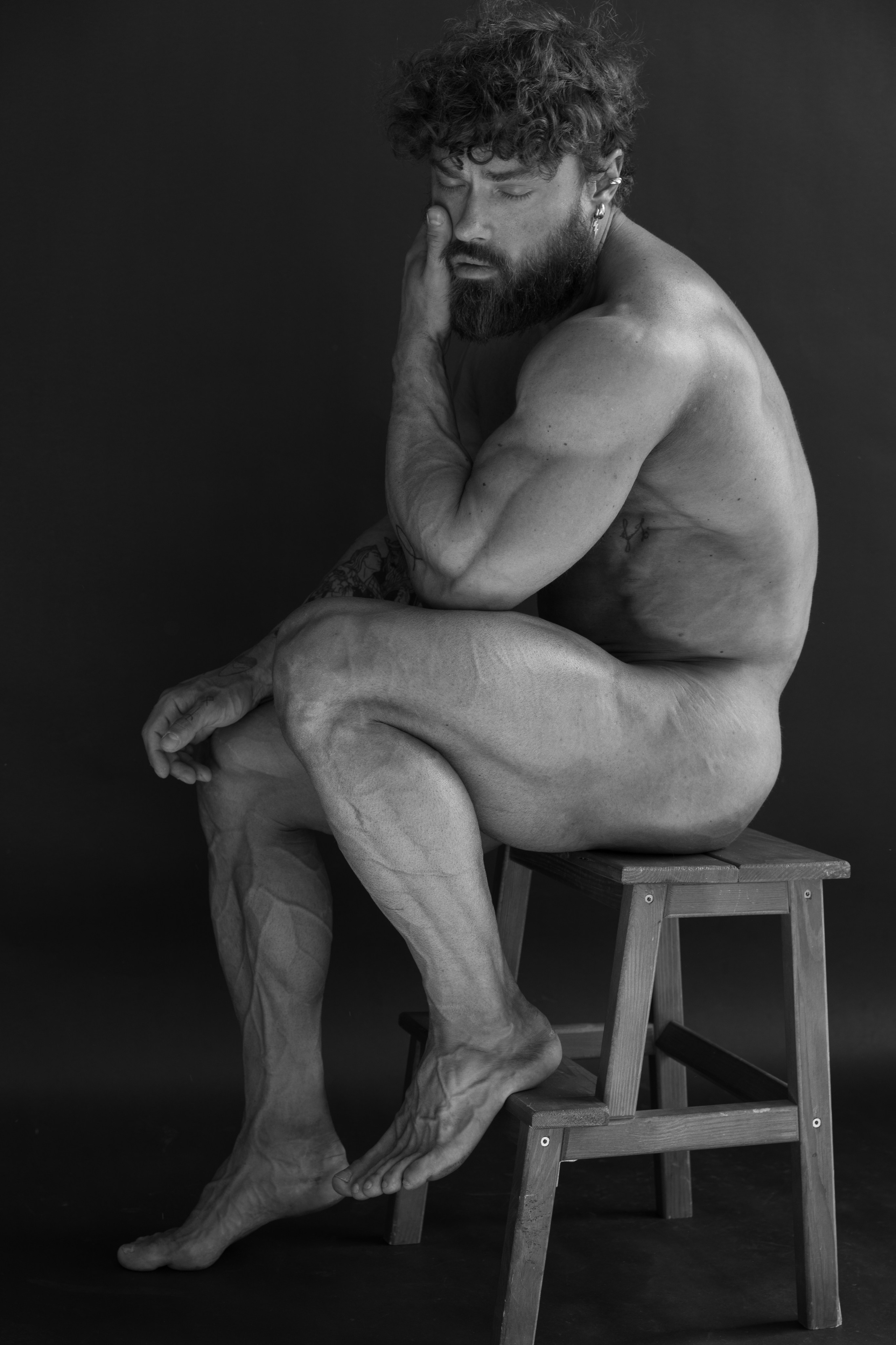 Студийная съёмка для атлета. Фотограф Елизавета Потешкина