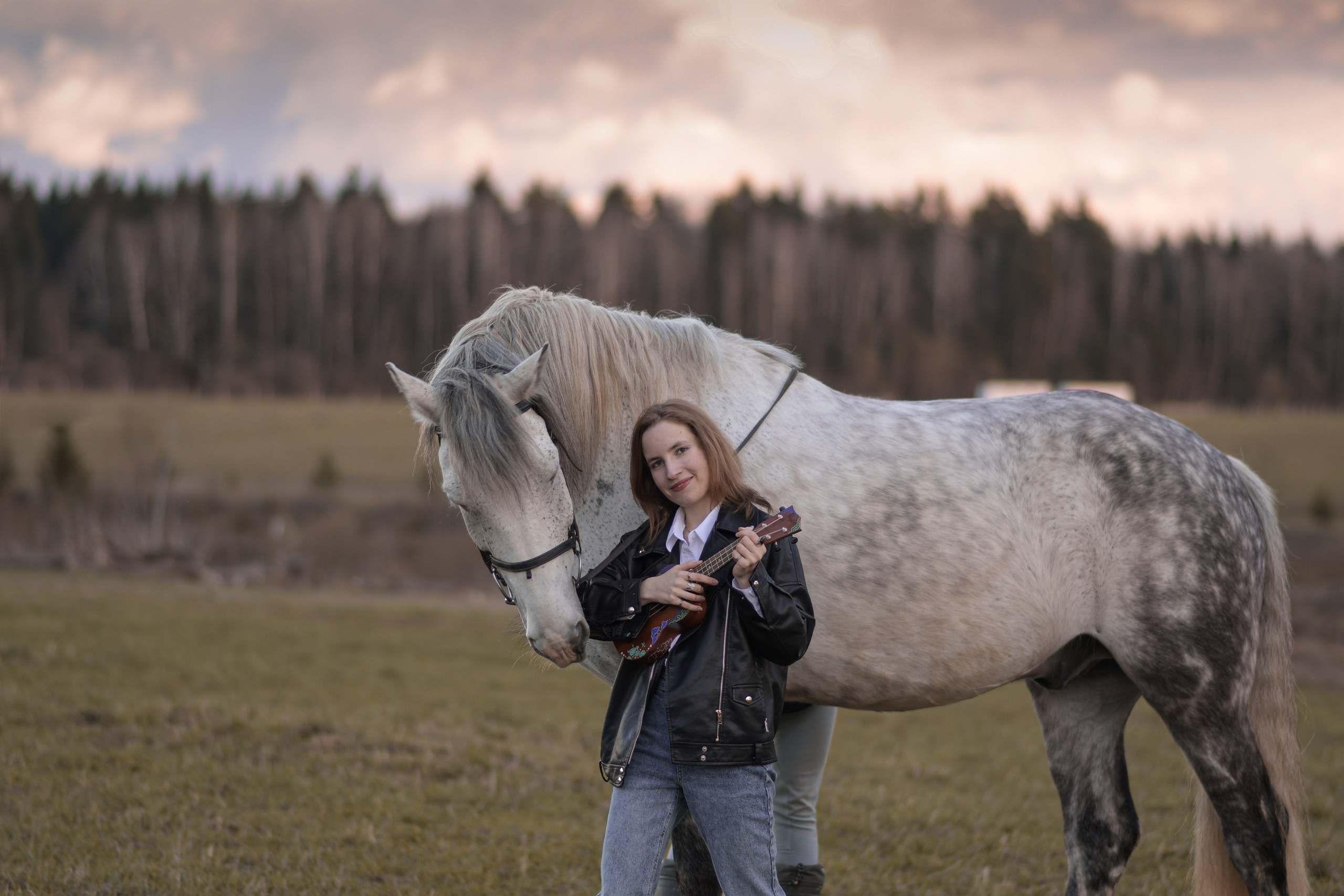 Портретная фотосессия с лошадьми. В созвучии с природой. Фотограф Светлана В. Пронина, Москва
