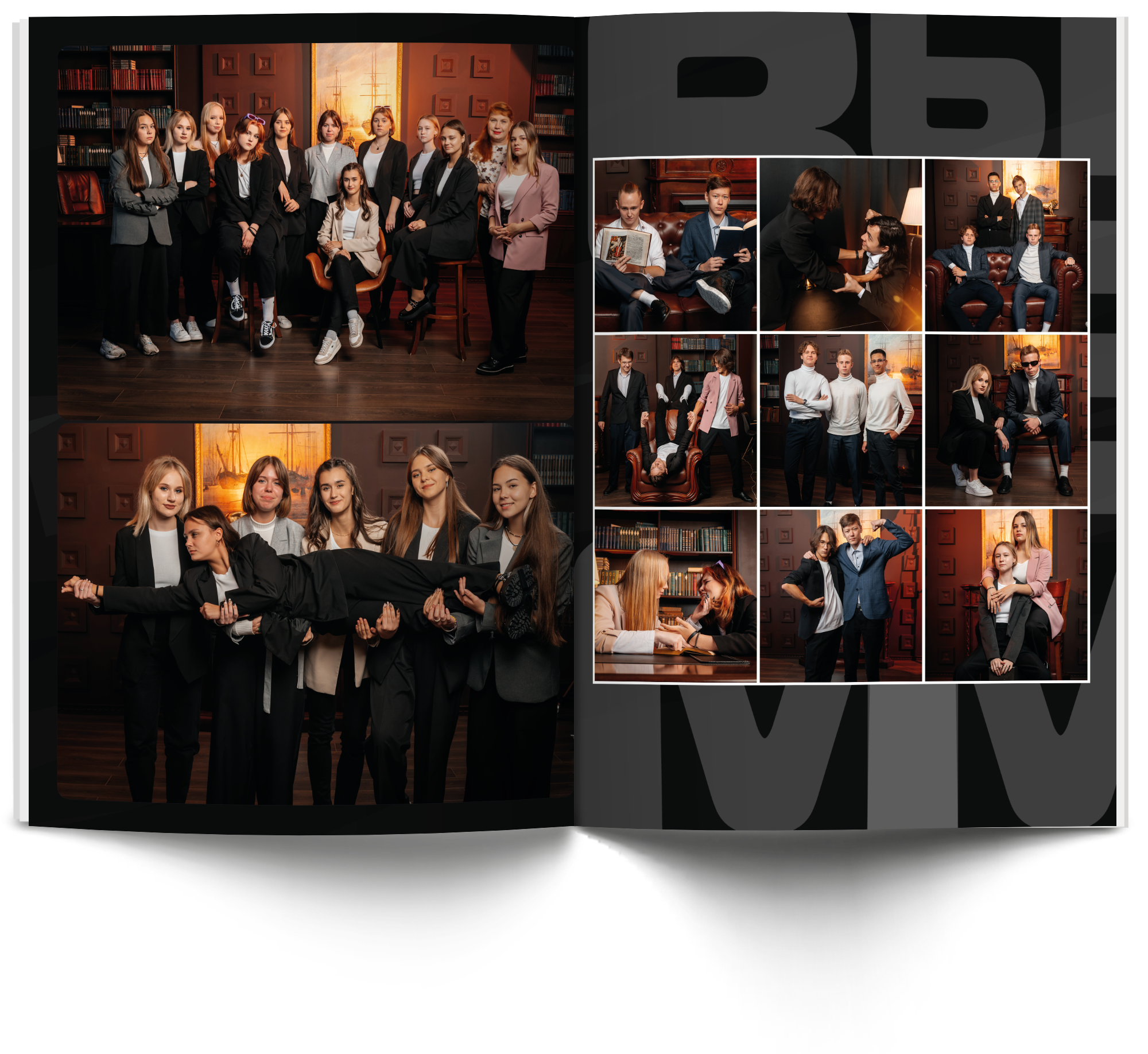 Старшие классы. Современные выпускные альбомы в Новосибирске