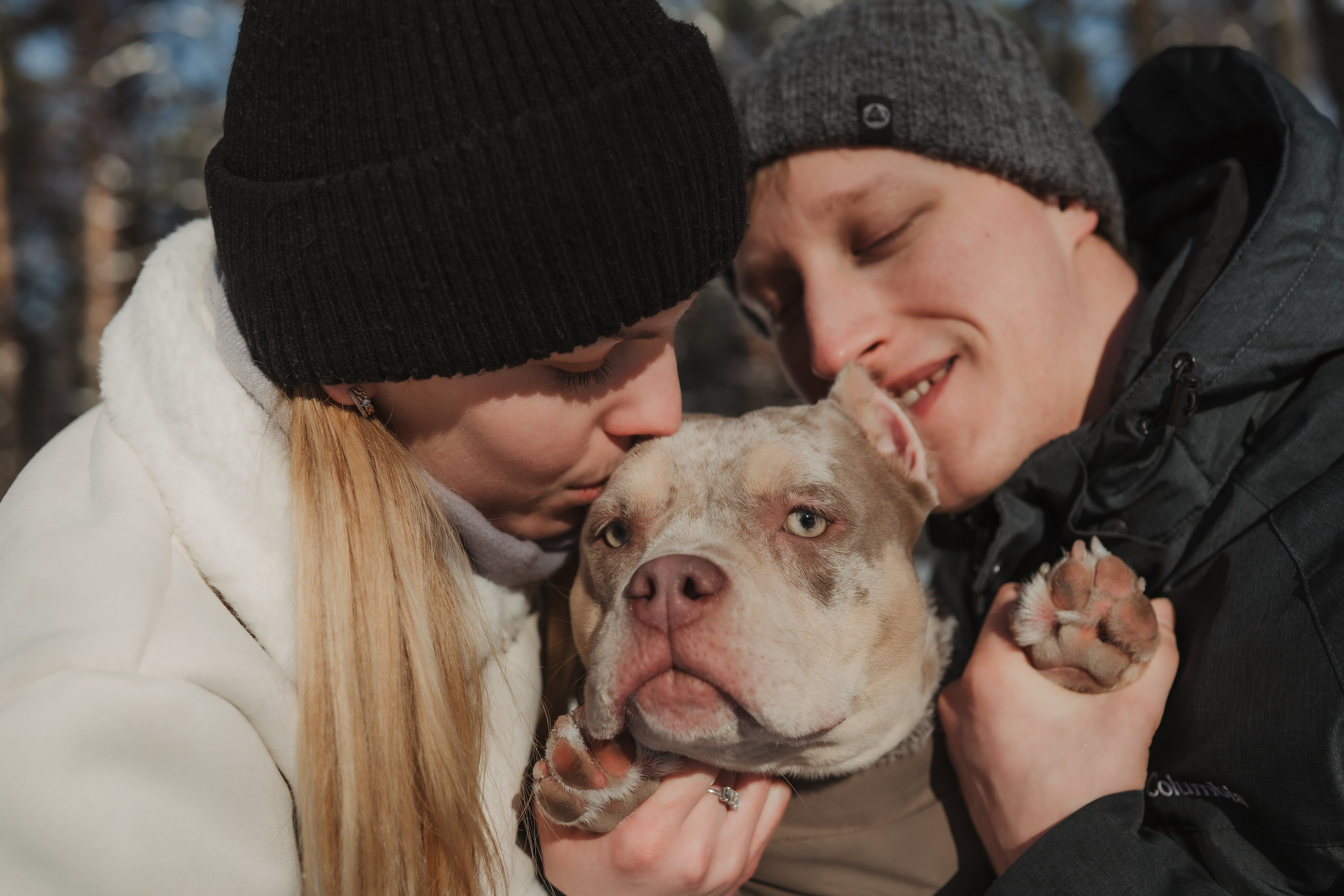 Зимняя LOVE STORY Вики, Артёма и Булочки. Семейный Фотограф в Москве Ирина Хохлова