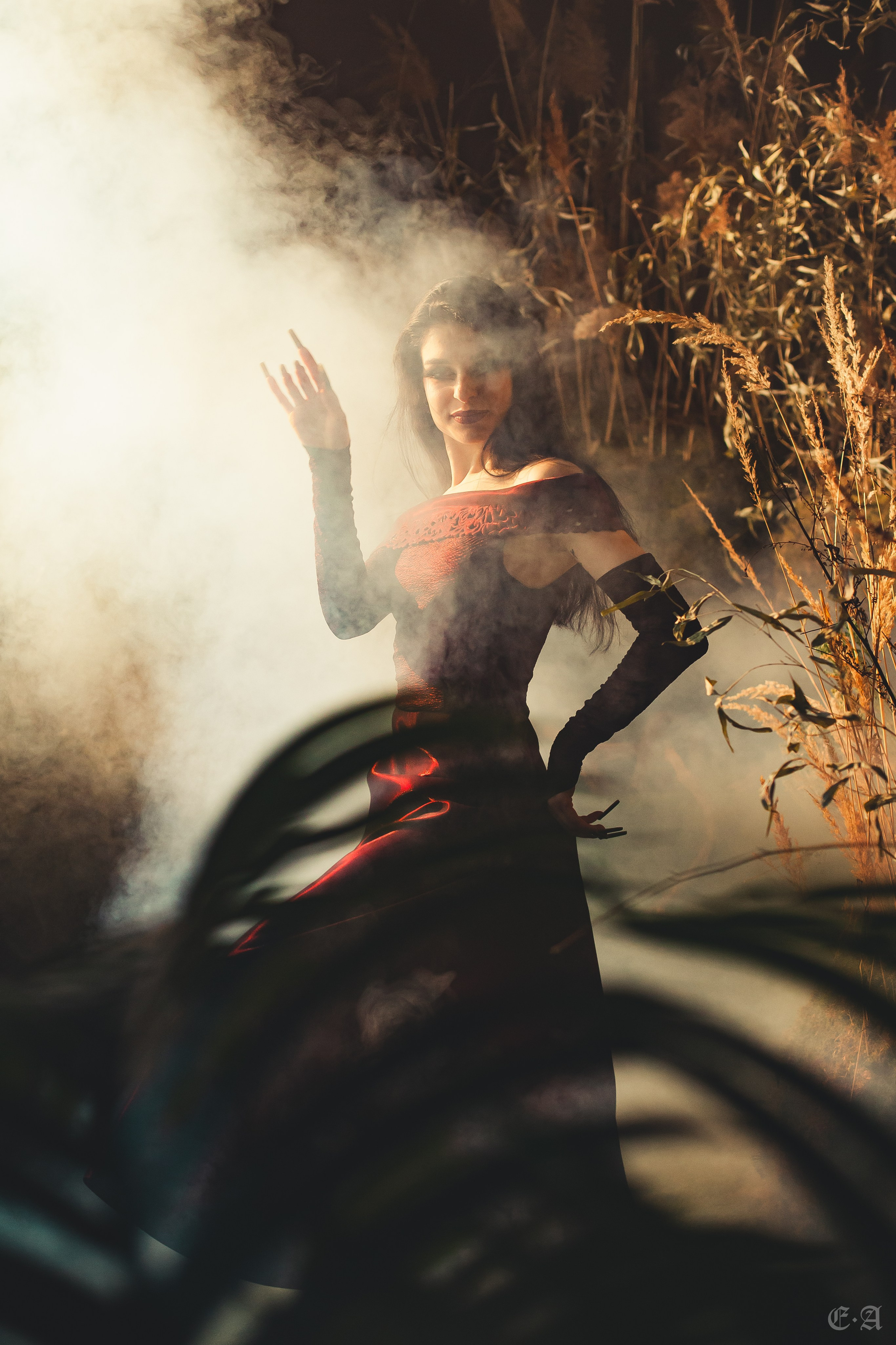 Съемки клипа «Клок тумана». Фотограф Ellairen