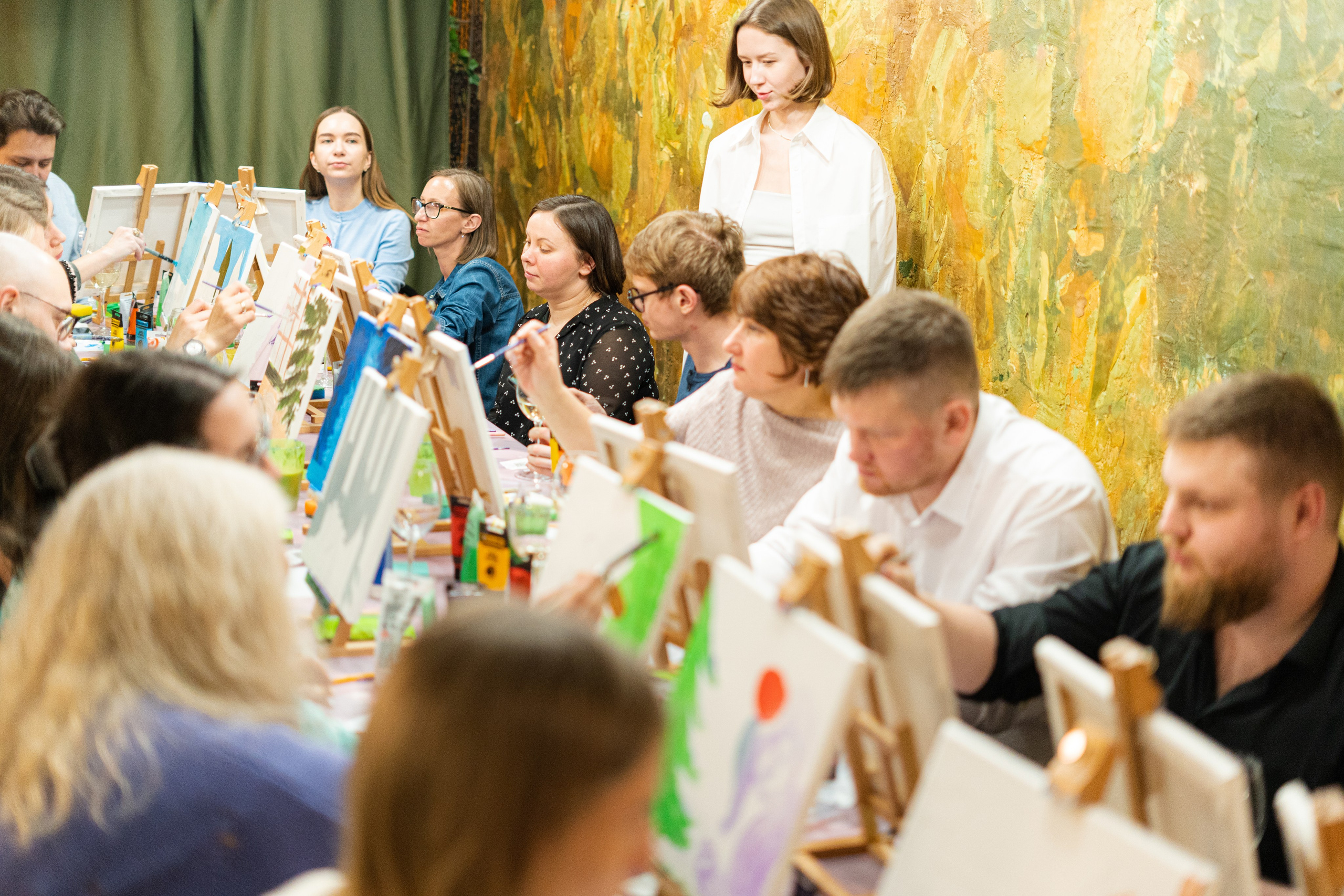 Корпоратив Teach Me Art 2. Портретный фотограф в Москве и Санкт-Петербурге Арина Чех