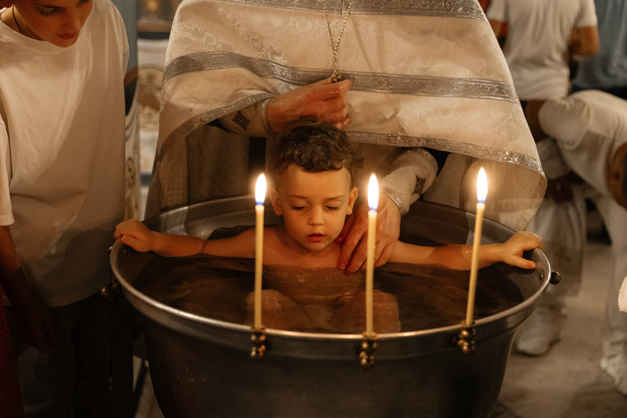 Крещение. Станица Кавказская. Свято-Никольский Храм. Свадебный фотограф Кропоткин Краснодар