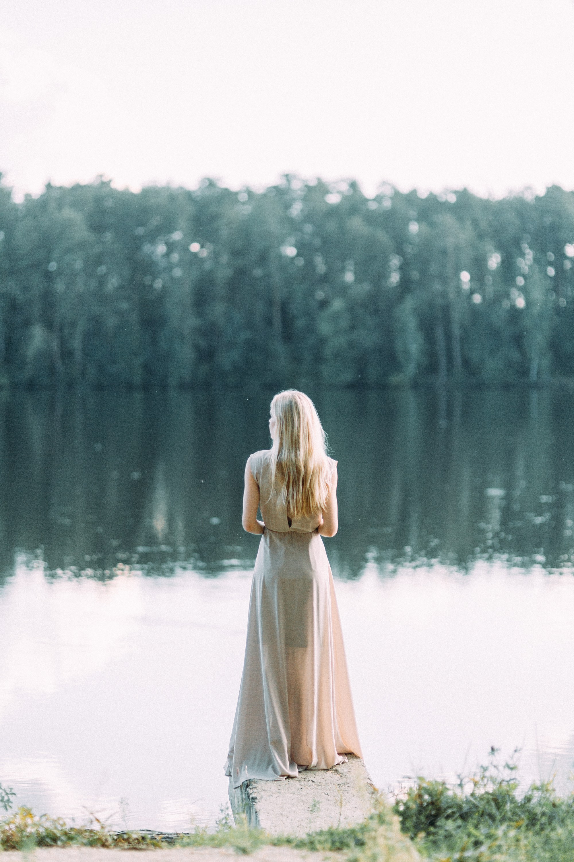 Закатная съемка на озере Тургояк