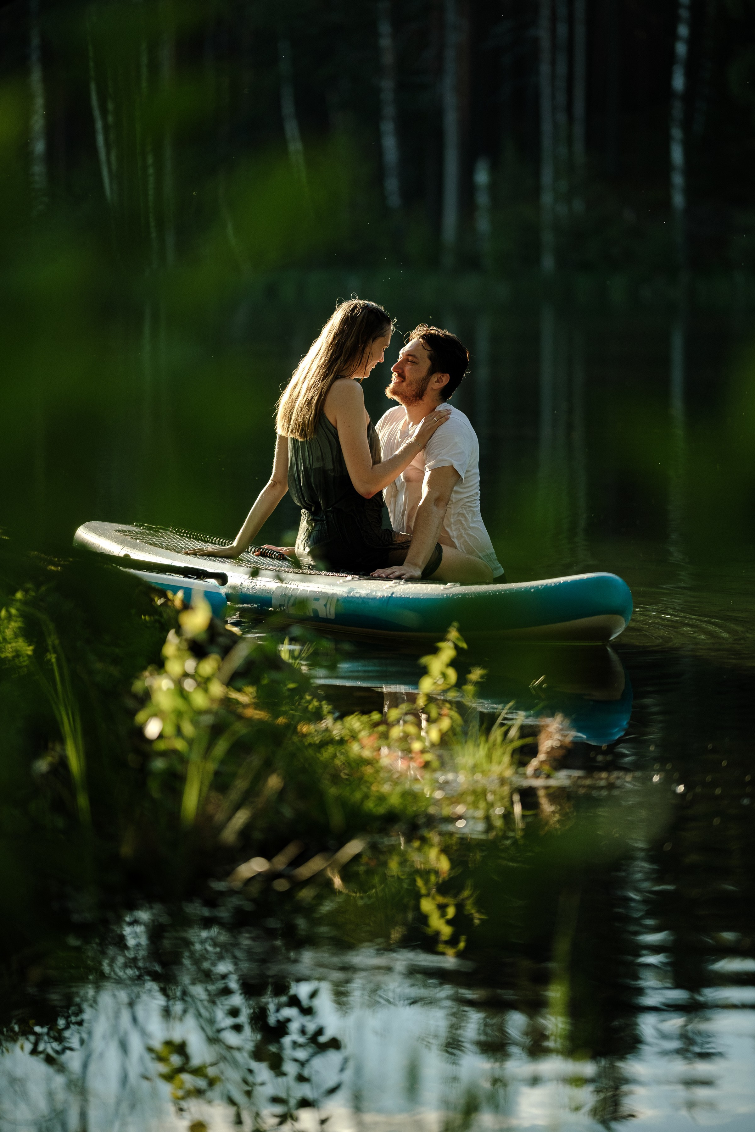 Петя и Лина, на сапах. Интерьерный фотограф и видеограф в Санкт-Петербурге Вадим Балбашевский