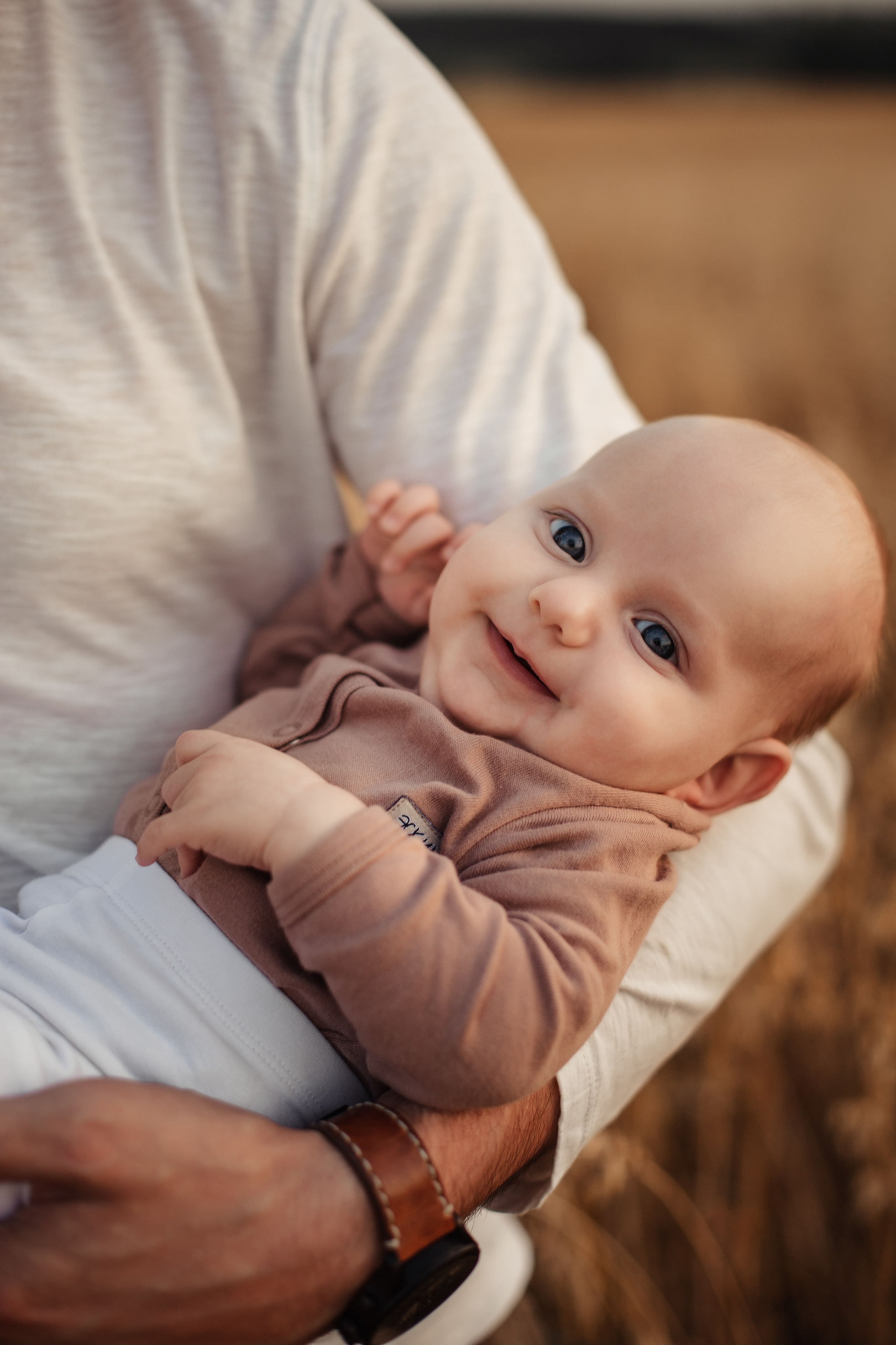 Семейная фотосессия в поле. Фотограф Анна Лазарева