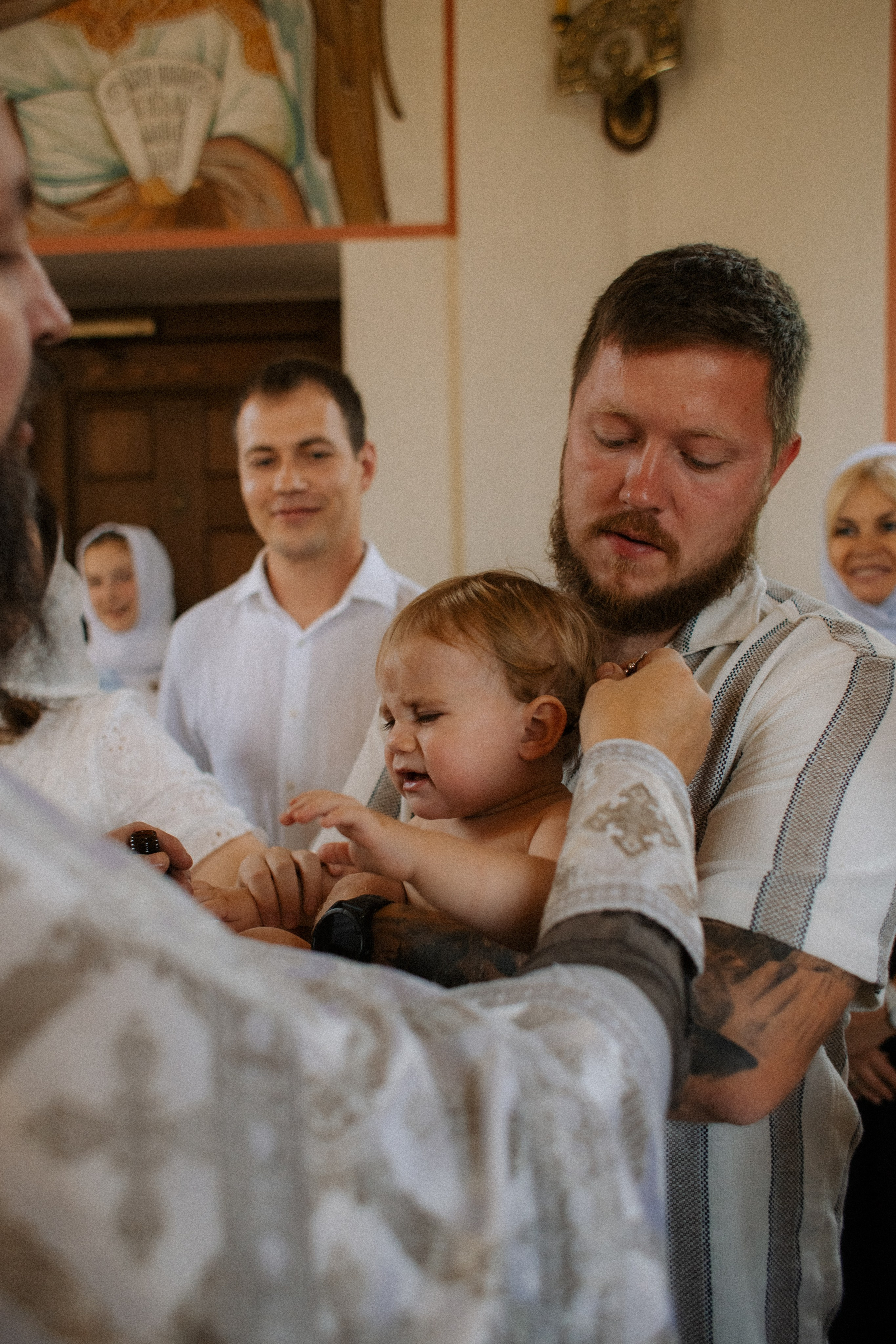 Фотосессия крещения. Семейный фотограф Виктория Потехина Москва