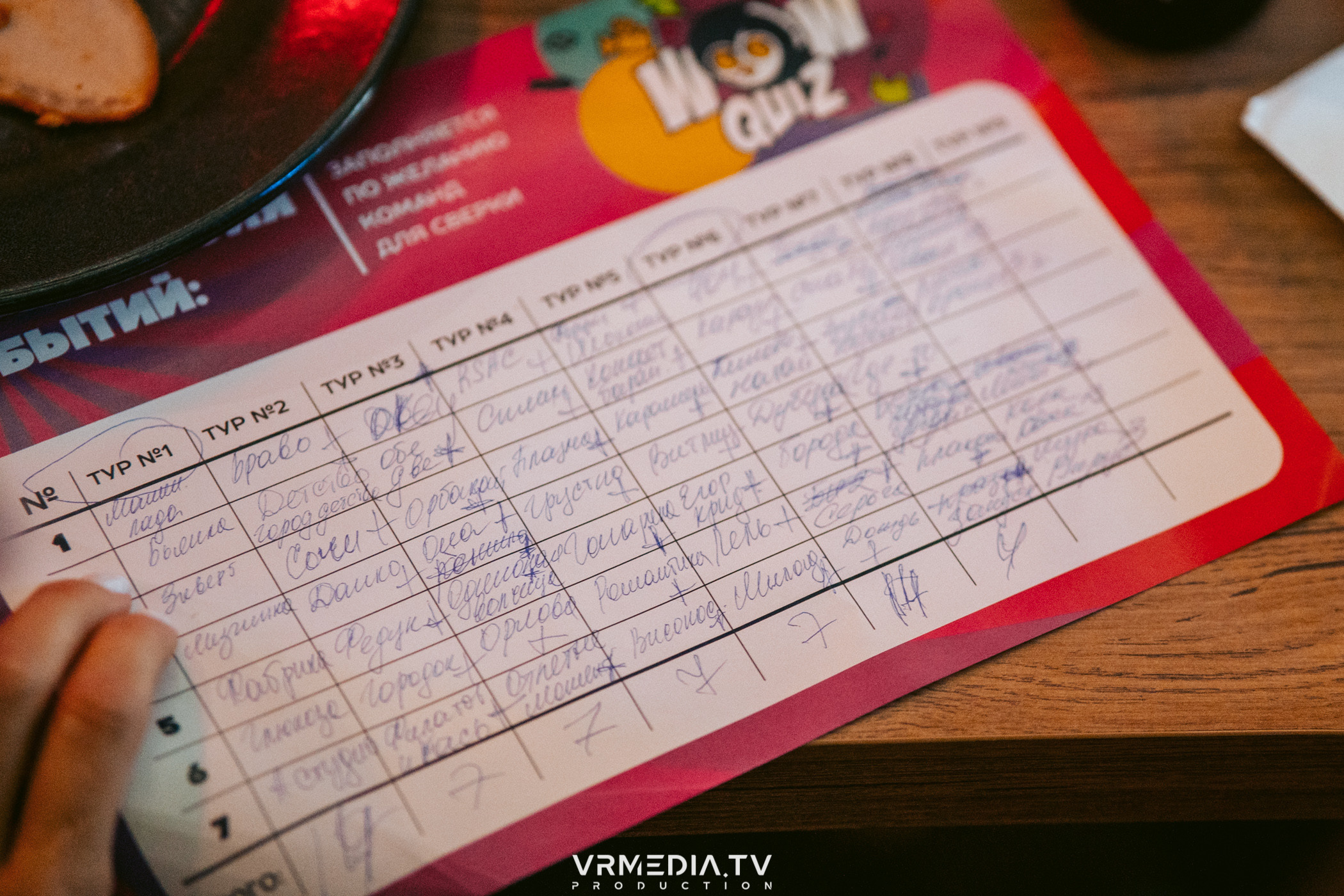 WoW QuiZ в баре «DOSKI»