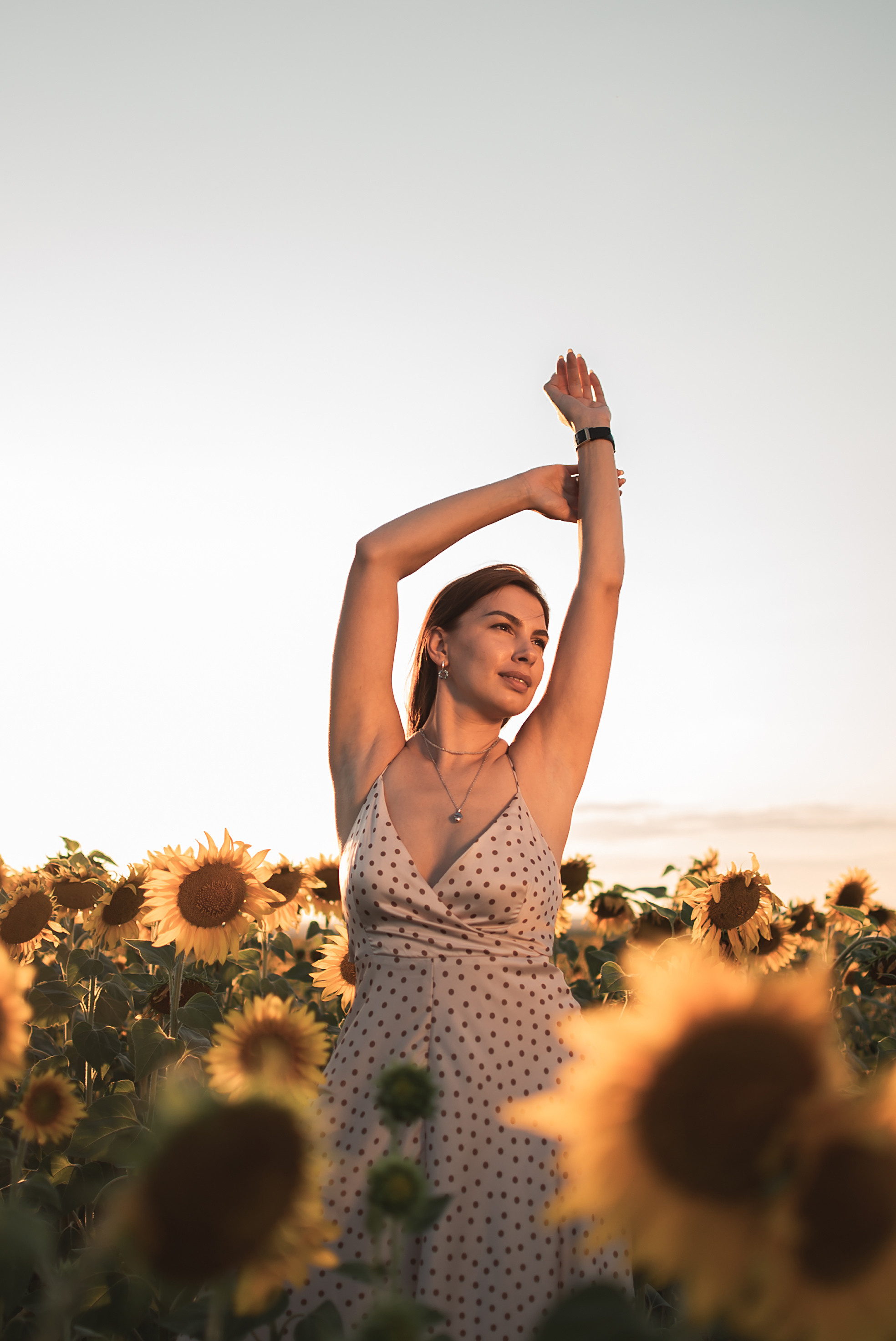 Солнечная Мария в подсолнухах. Семейный фотограф в Оренбурге Анна Рожкова