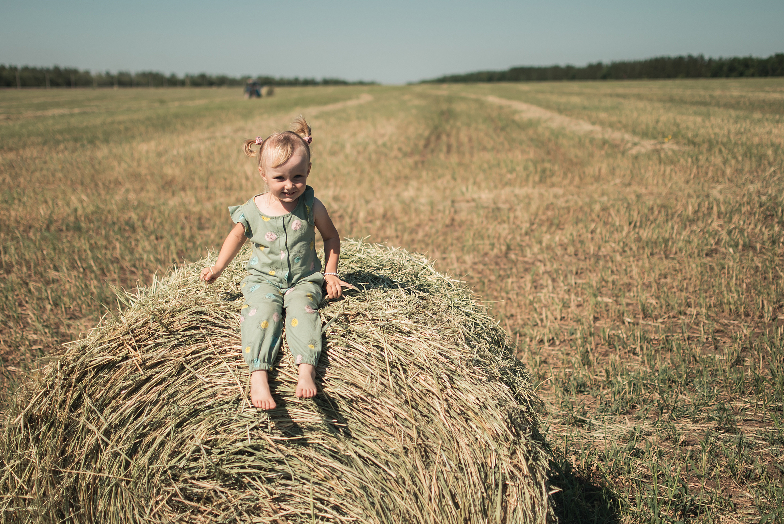 Дочки матери на сене. Семейный фотограф в Оренбурге Анна Рожкова