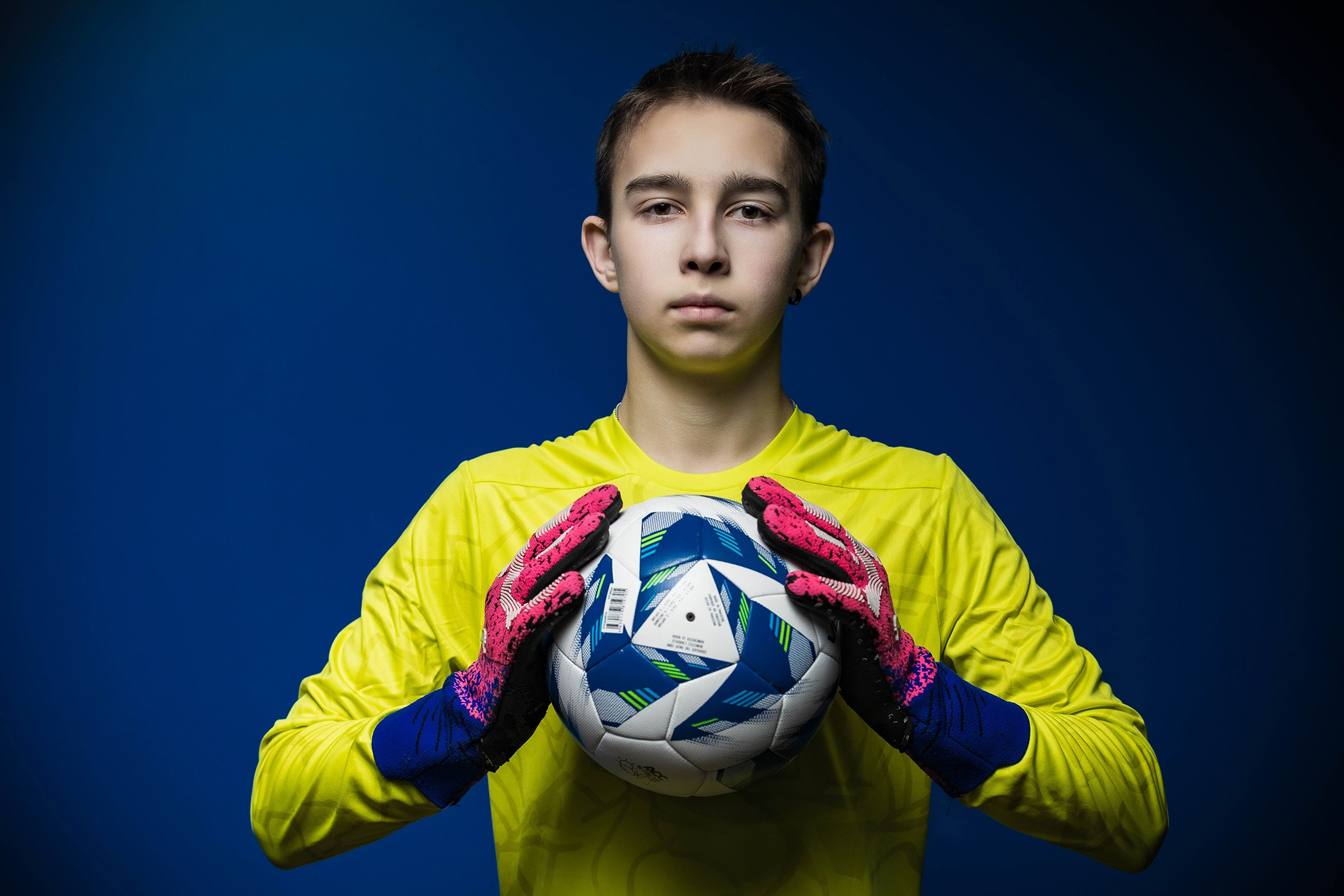 Портреты юных футболистов крупным планом. Портретный и свадебный фотограф в Екатеринбург Москва Нижний Тагил