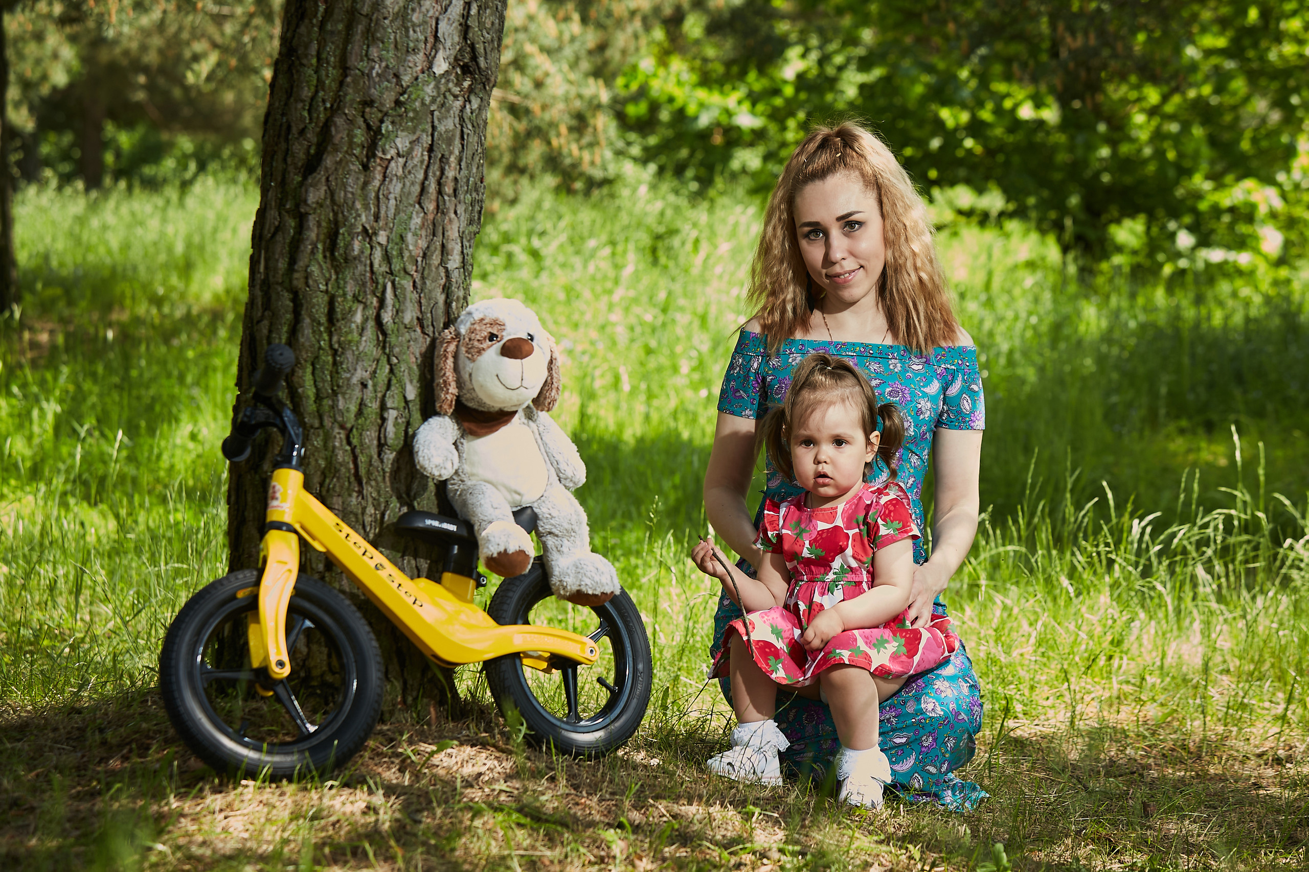 Митя, Таня и дочка